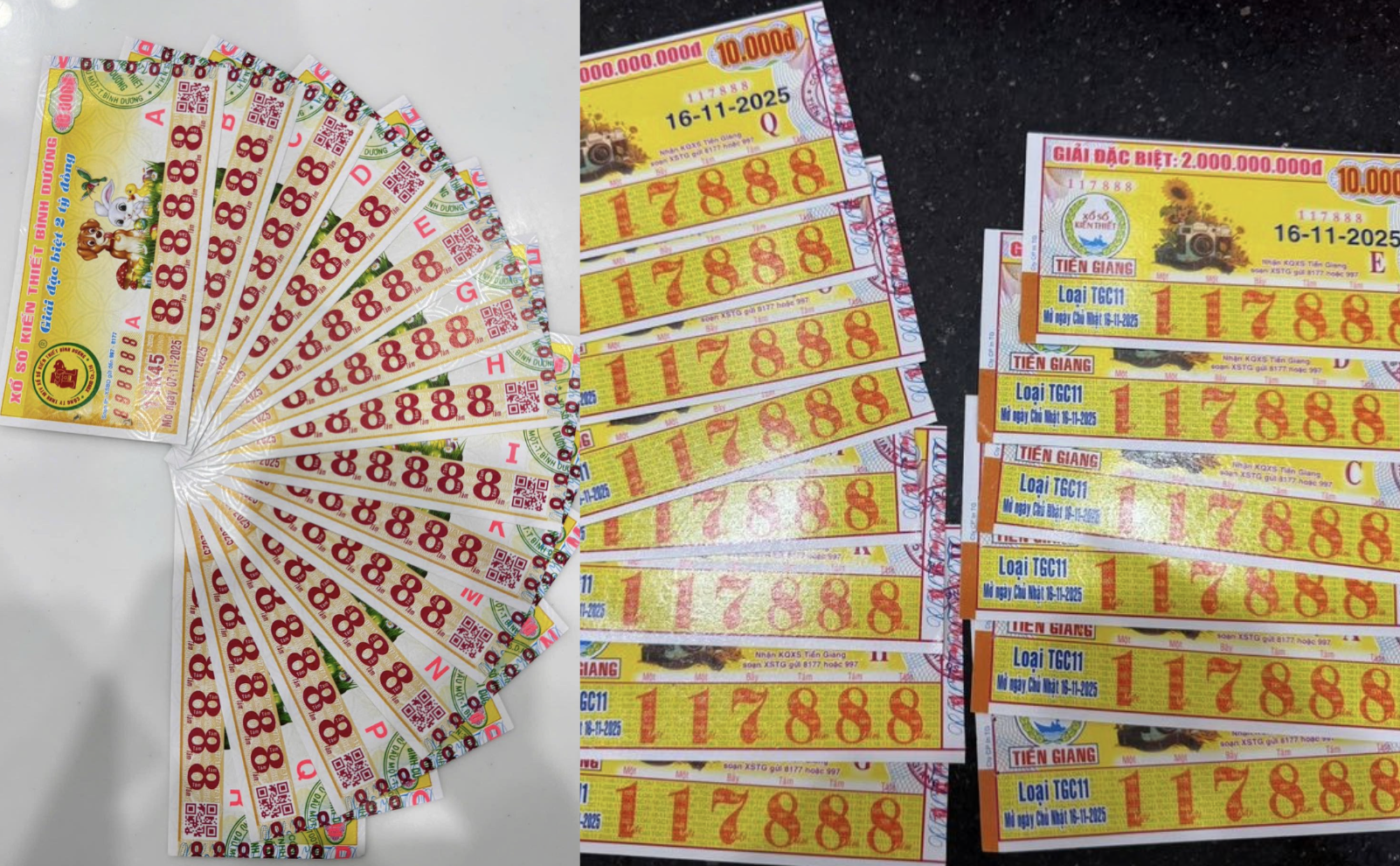 Hàng loạt vé 888 trúng xổ số miền Nam ngày 16 tháng 11 và điều bất ngờ - Ảnh 1.