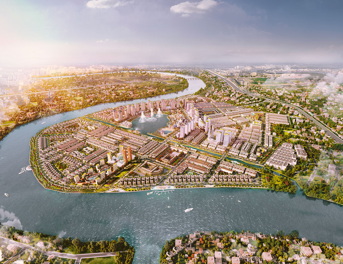 Van Phuc City - biểu tượng sống di sản bên sông Sài Gòn- Ảnh 1. Van Phuc City - biểu tượng sống di sản bên sông Sài Gòn- Ảnh 1.