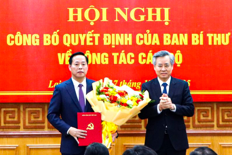 Phó bí thư Tỉnh uỷ Điện Biên làm Phó bí thư Lai Châu- Ảnh 1. Phó bí thư Tỉnh uỷ Điện Biên làm Phó bí thư Lai Châu- Ảnh 1.
