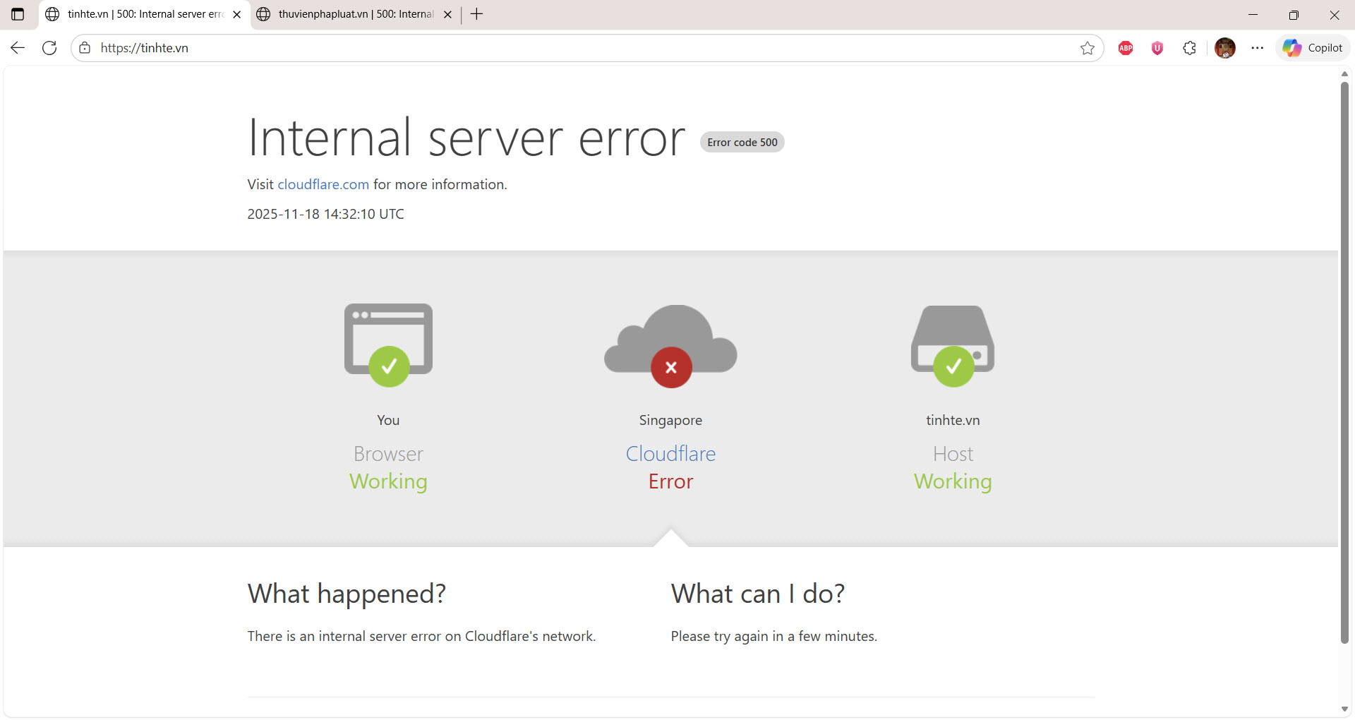 Nhiều website Việt và quốc tế đã truy cập trở lại sau sự cố diện rộng - Ảnh 1.