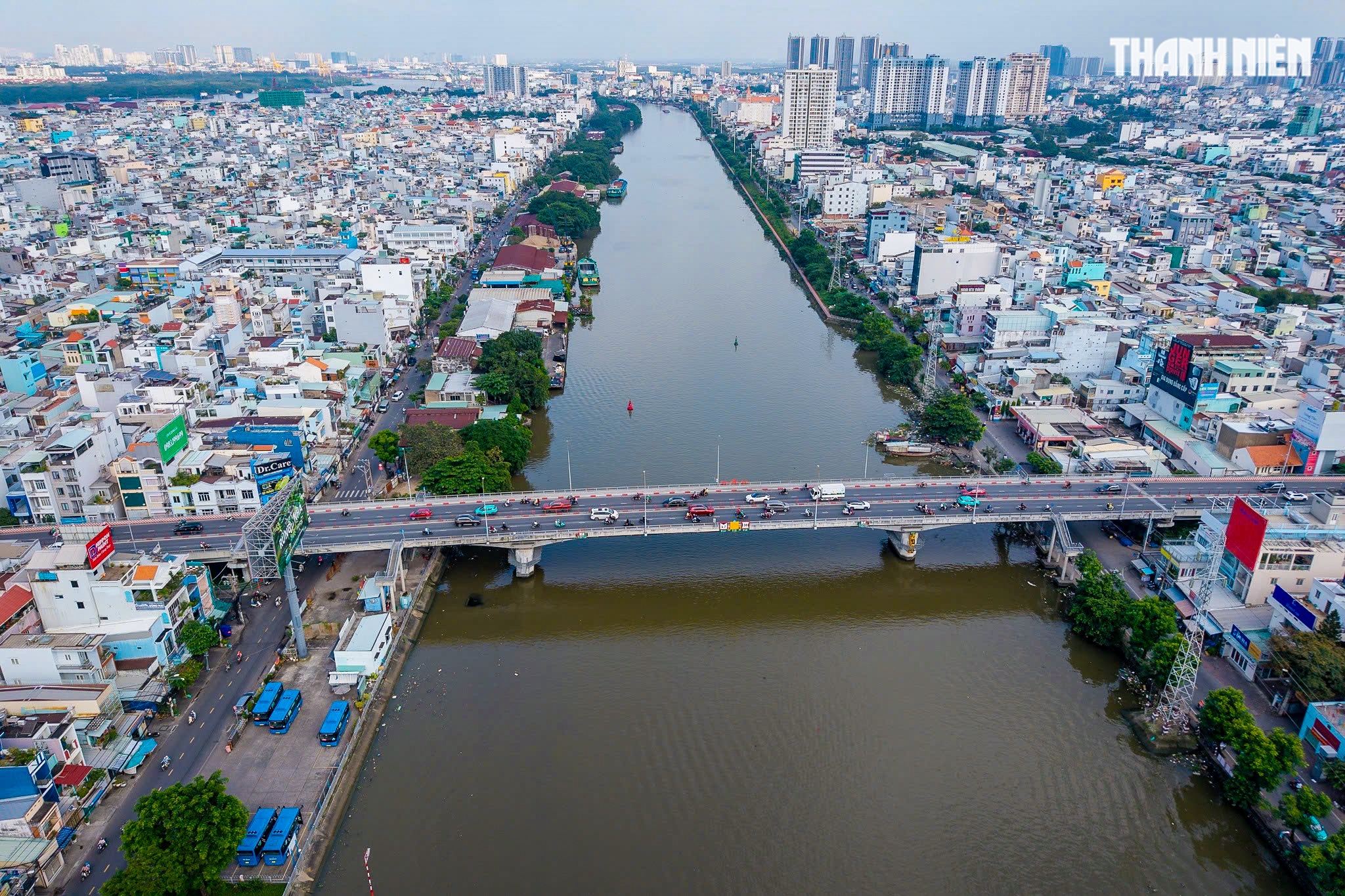 TP.HCM mở rộng đường Tôn Thất Thuyết, hình thành công viên ven nước dọc kênh Tẻ - Ảnh 1.