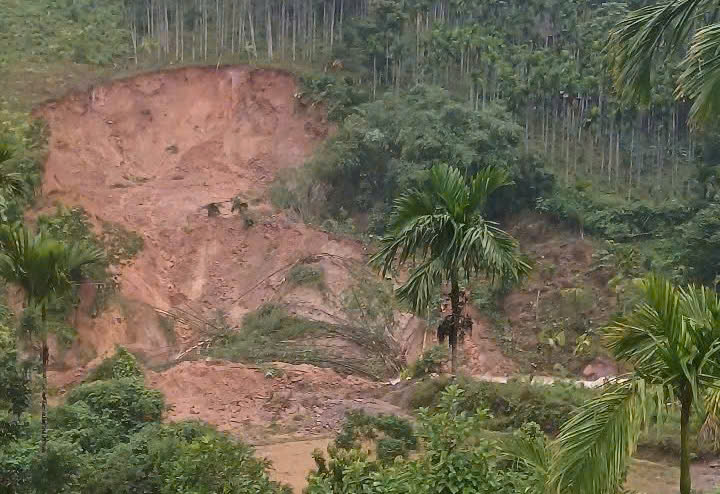 Lũ các sông ở Quảng Ngãi lên nhanh, cảnh báo lũ quét và sạt lở - Ảnh 3.