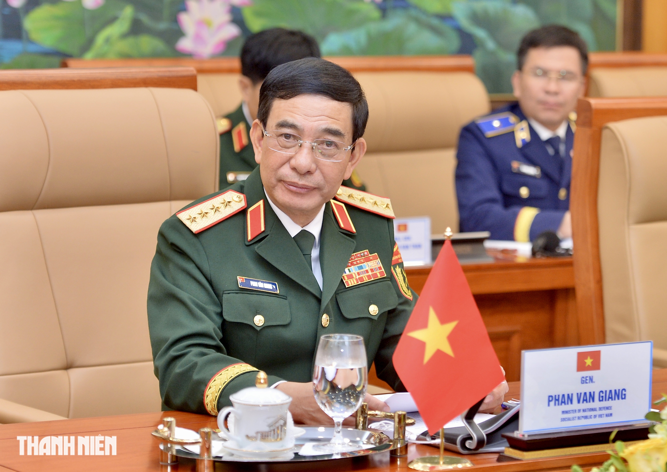 Đại tướng Phan Văn Giang hội đàm với Bộ trưởng Bộ Chiến tranh Mỹ- Ảnh 2.