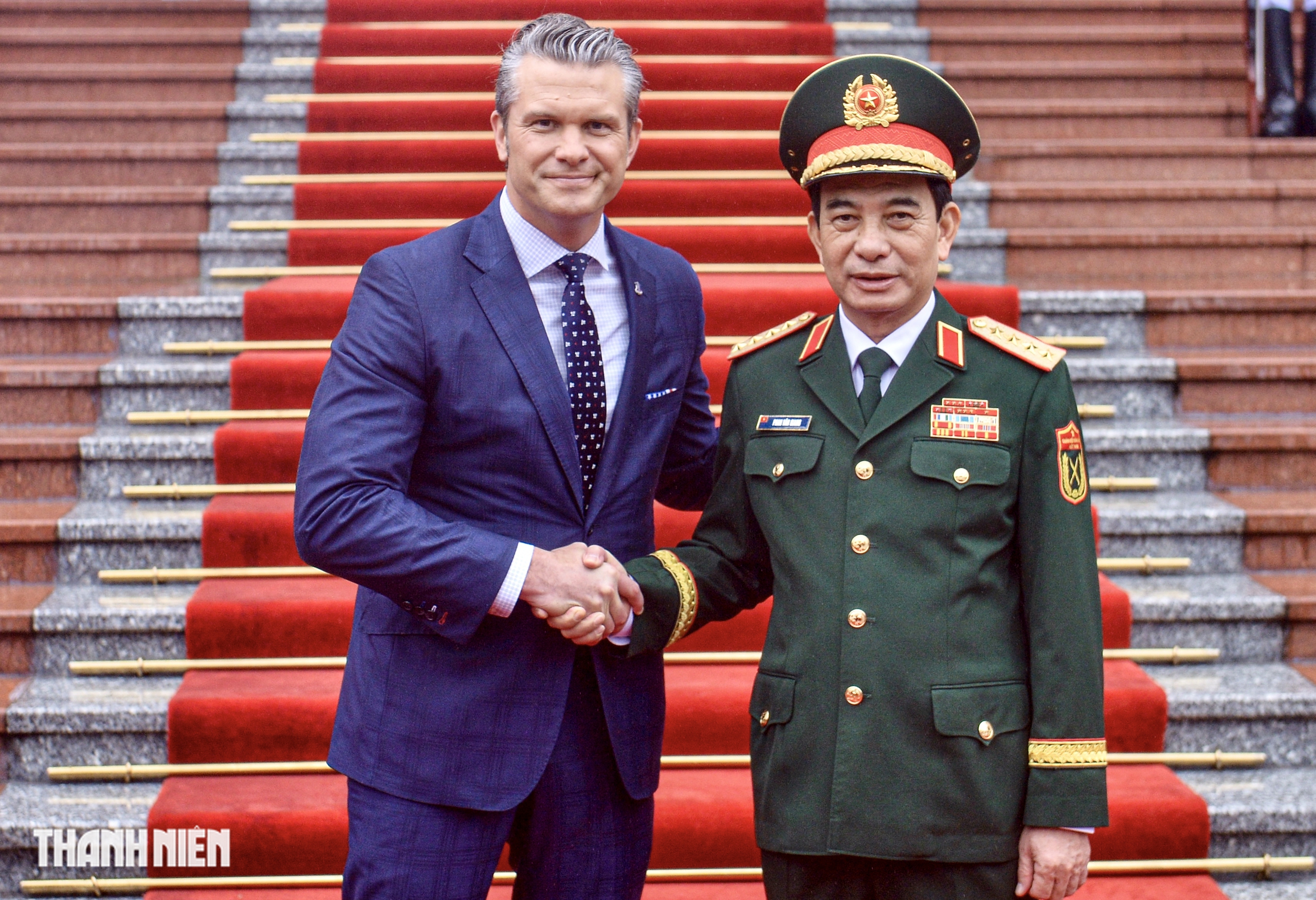 Đại tướng Phan Văn Giang hội đàm với Bộ trưởng Bộ Chiến tranh Mỹ- Ảnh 6.