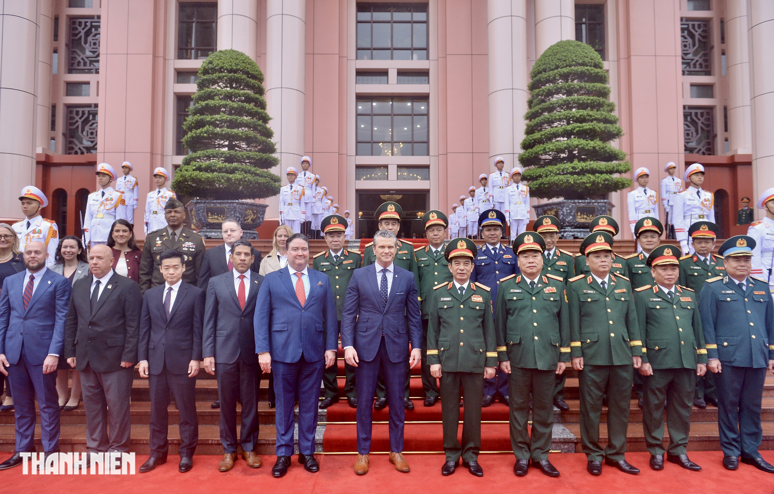 Đại tướng Phan Văn Giang hội đàm với Bộ trưởng Bộ Chiến tranh Mỹ- Ảnh 7.