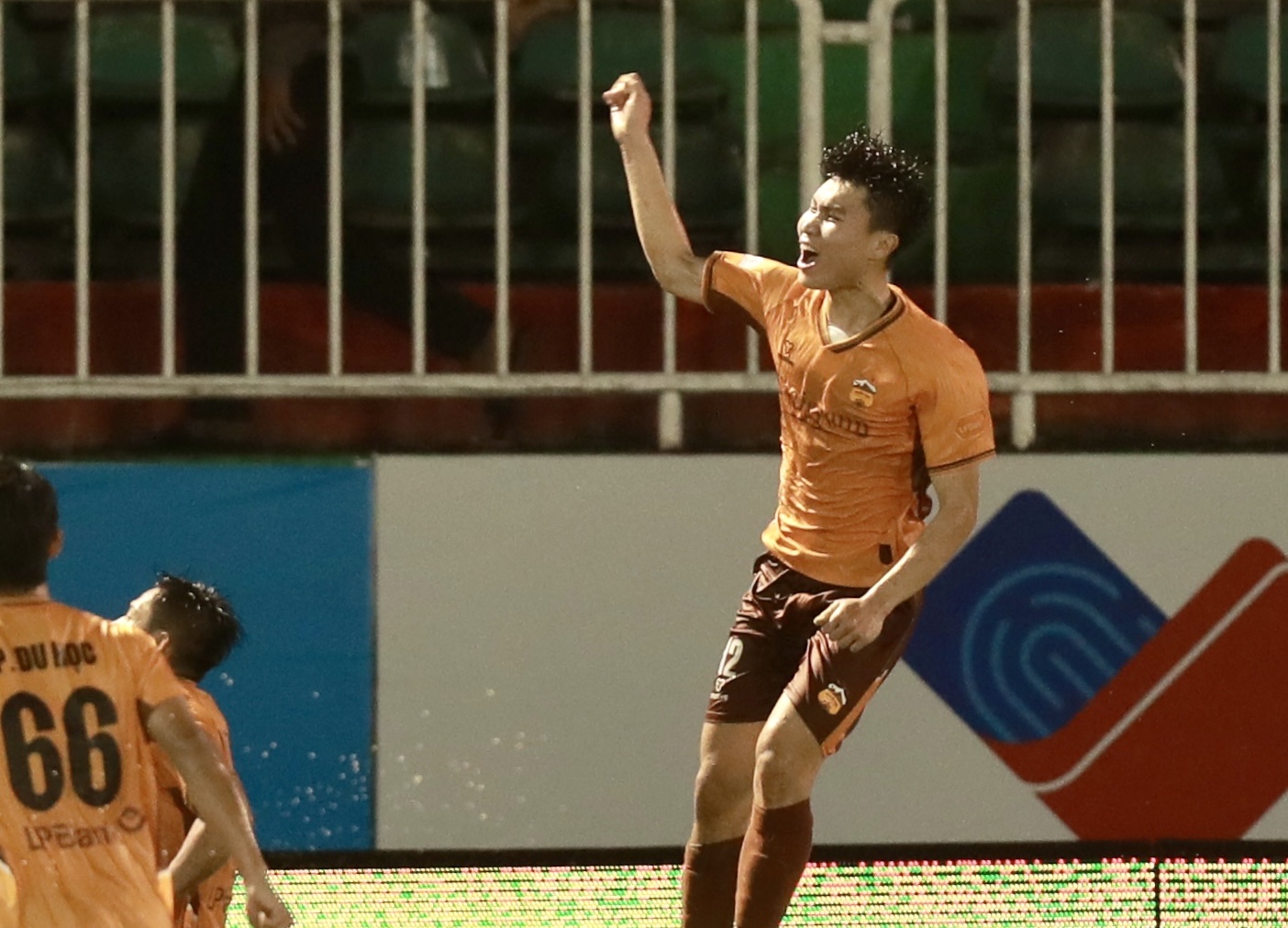 Minh Tâm đang dẫn đầu danh sách ghi bàn của HAGL. Ảnh: Minh Trần