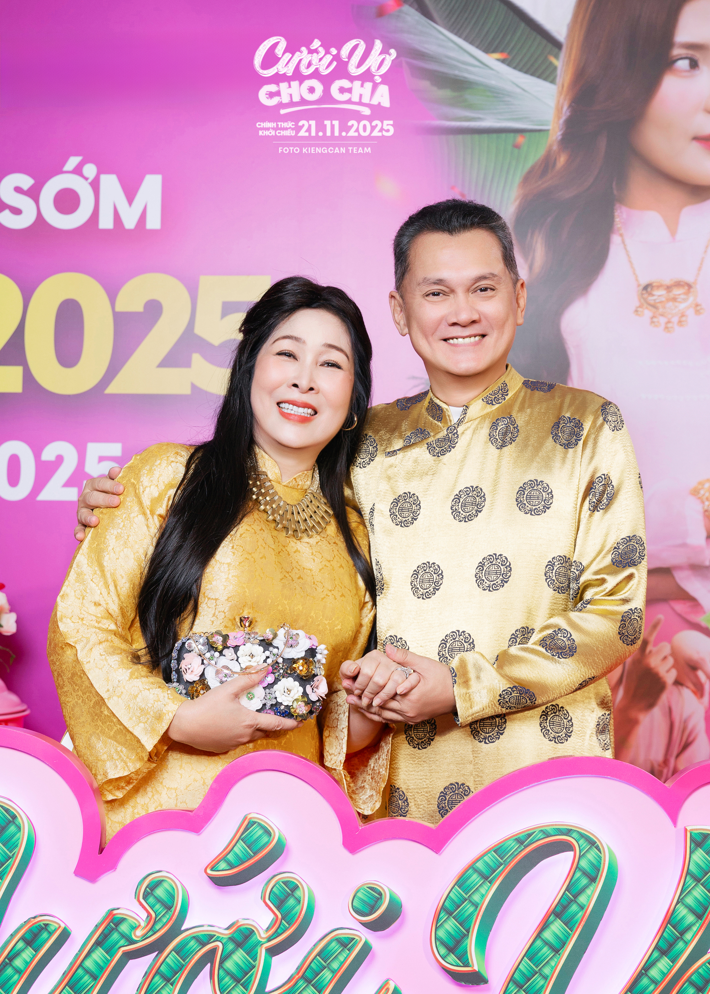 Thúy diễm lộng lẫy bên Lương Thế Thành tại ra mắt phim Cưới vợ cho cha - Ảnh 2.