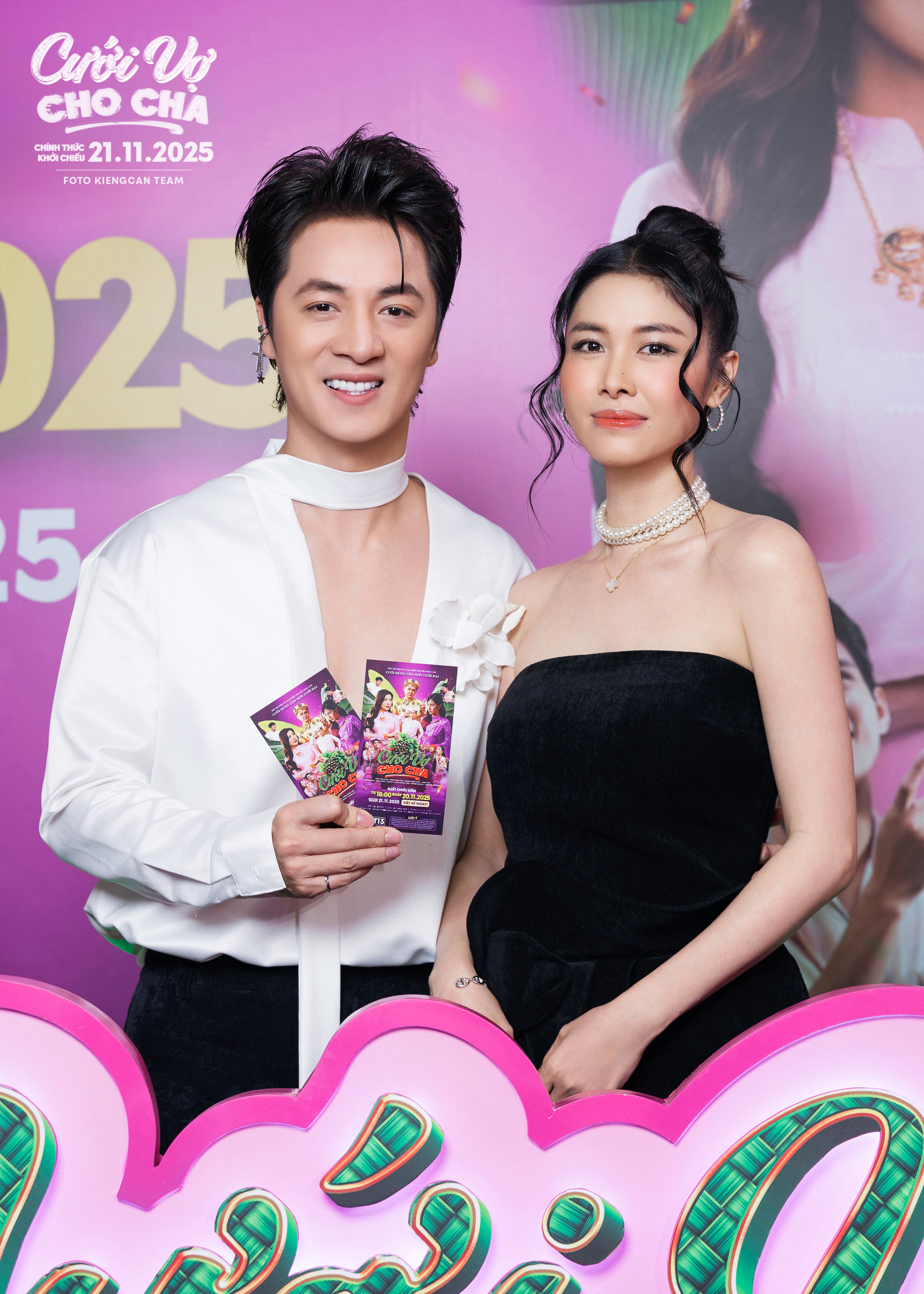 Thúy diễm lộng lẫy bên Lương Thế Thành tại ra mắt phim Cưới vợ cho cha - Ảnh 8.