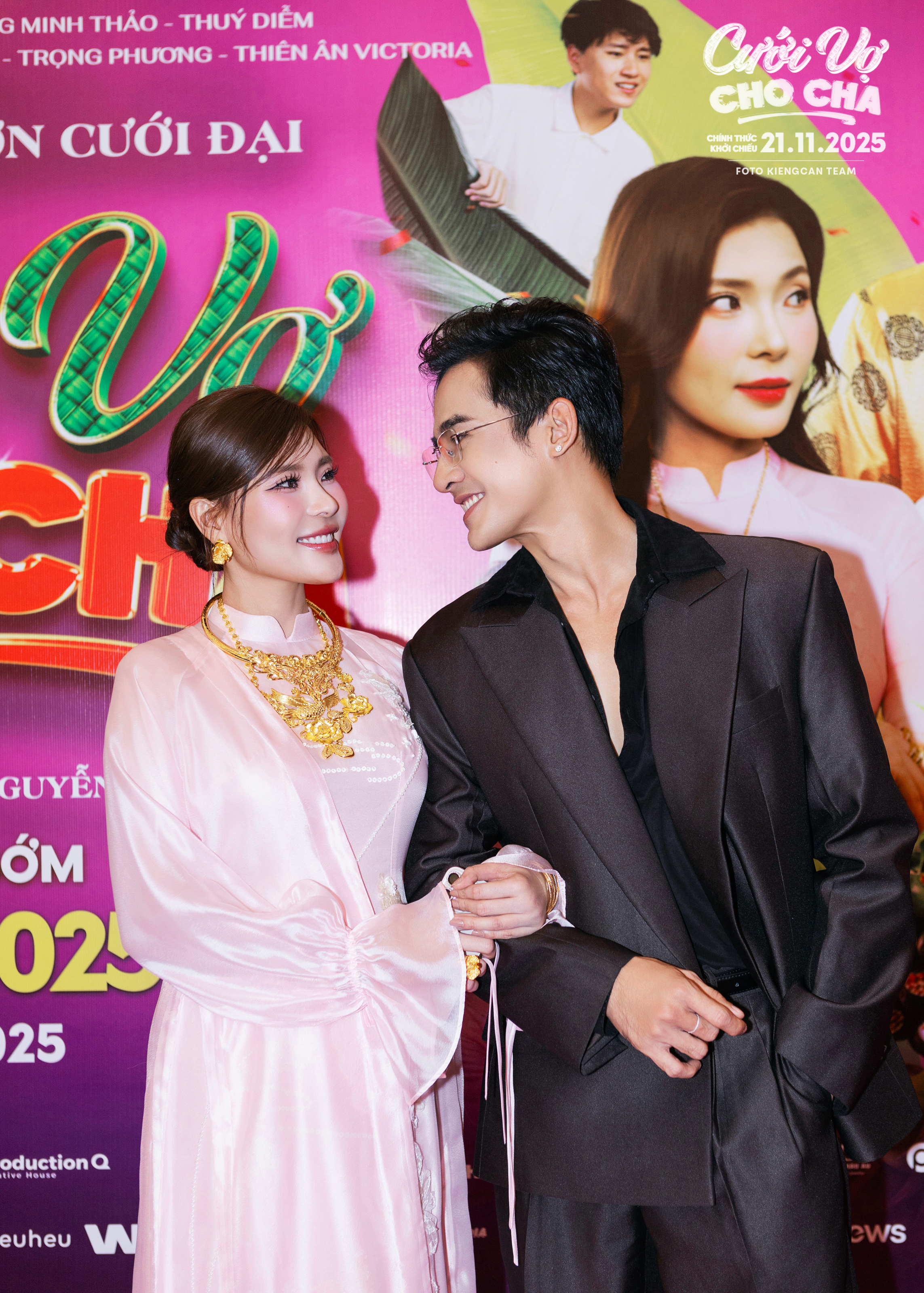 Thúy diễm lộng lẫy bên Lương Thế Thành tại ra mắt phim Cưới vợ cho cha - Ảnh 5.