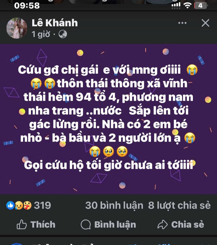 Lũ lịch sử ngày 20.11, Khánh Hòa khẩn cấp cứu dân xuyên đêm mưa lớn- Ảnh 4.