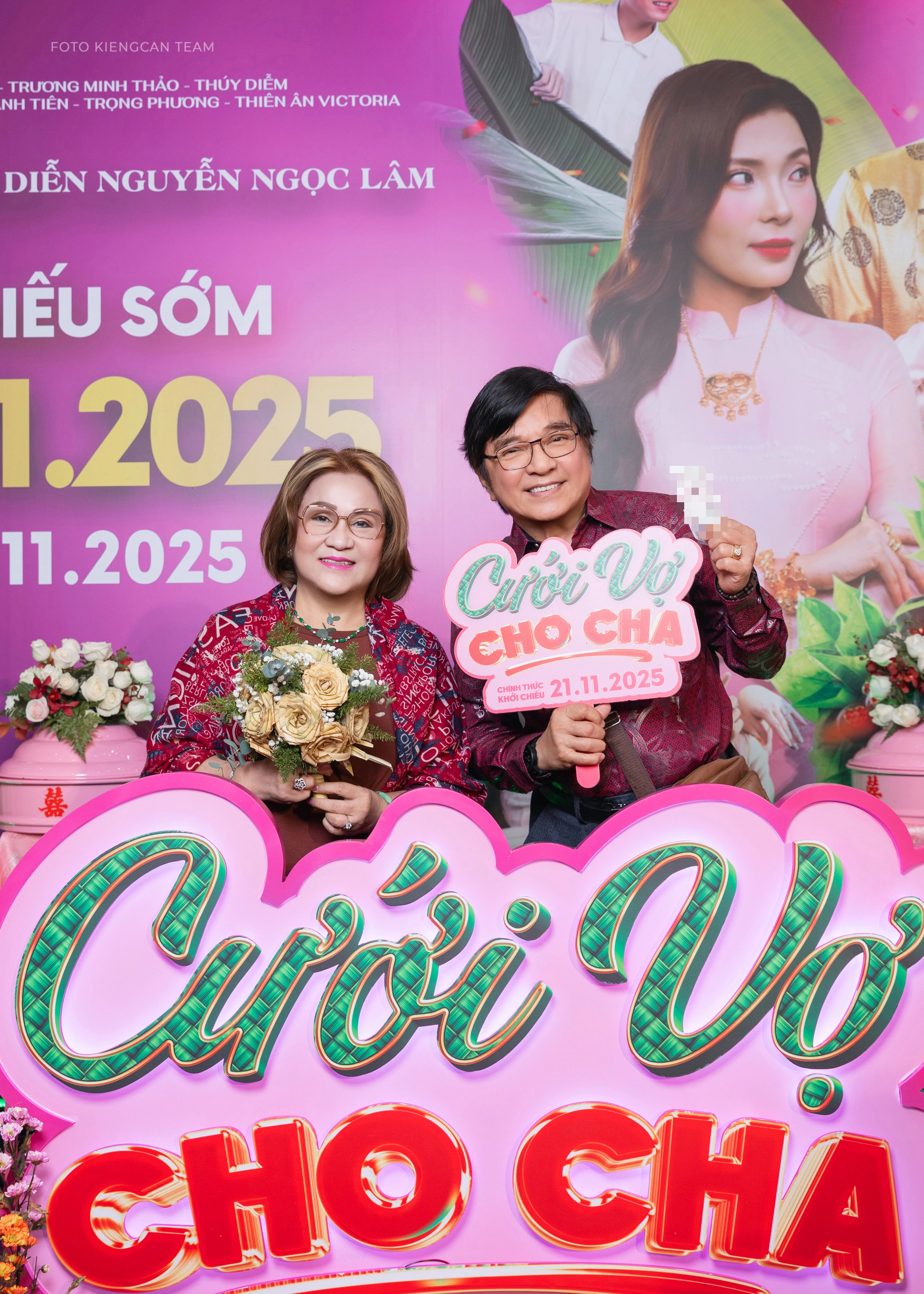 Thúy diễm lộng lẫy bên Lương Thế Thành tại ra mắt phim Cưới vợ cho cha - Ảnh 6.