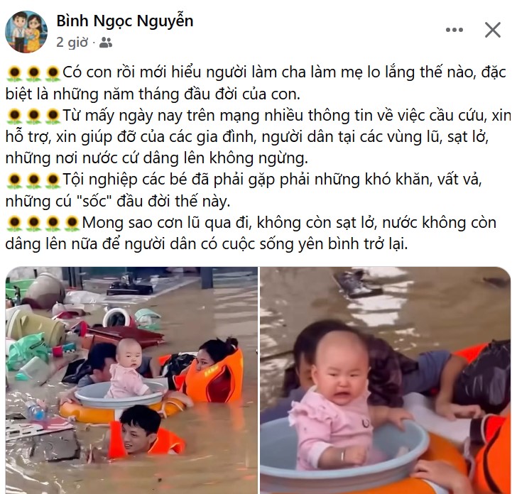 Mạng xã hội kêu cứu người dân vùng lũ: Giới trẻ đồng lòng hỗ trợ - Ảnh 2. Mạng xã hội kêu cứu người dân vùng lũ: Giới trẻ đồng lòng hỗ trợ - Ảnh 2.
