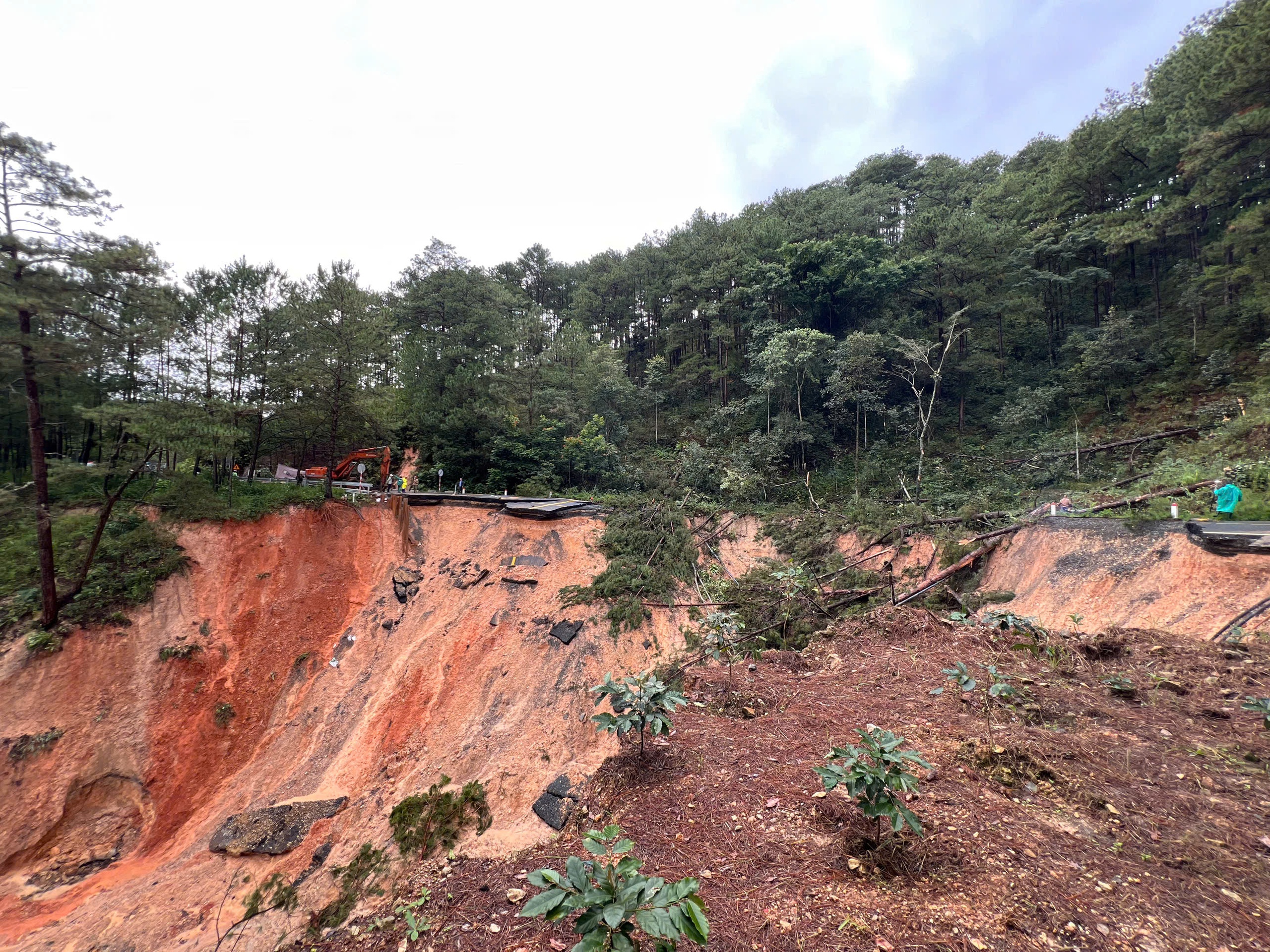 Công bố tình huống khẩn cấp về thiên tai sạt lở đèo Mimosa - Ảnh 4.