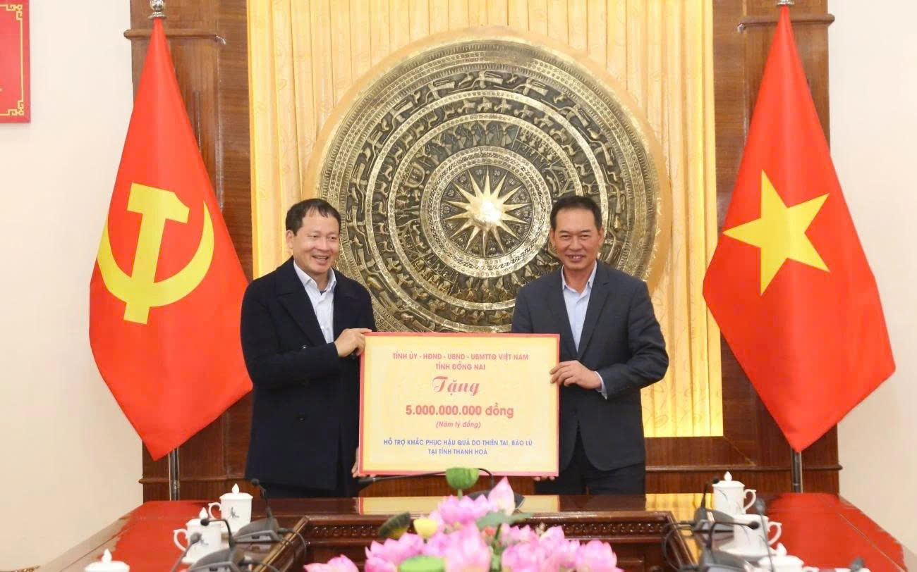 Đồng Nai hỗ trợ 13 tỉ đồng giúp Thanh Hóa, Ninh Bình khắc phục bão lũ- Ảnh 3.