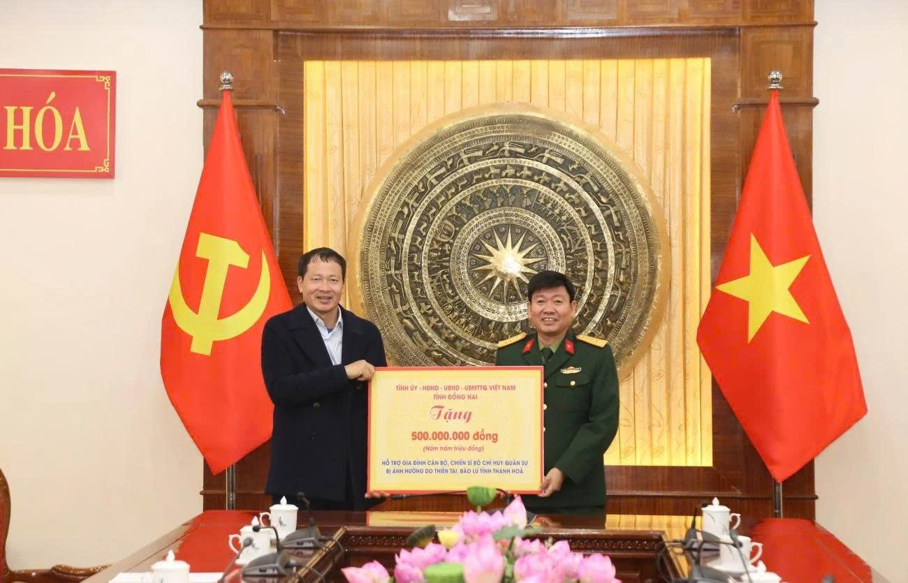 Đồng Nai hỗ trợ 13 tỉ đồng giúp Thanh Hóa, Ninh Bình khắc phục bão lũ- Ảnh 4.