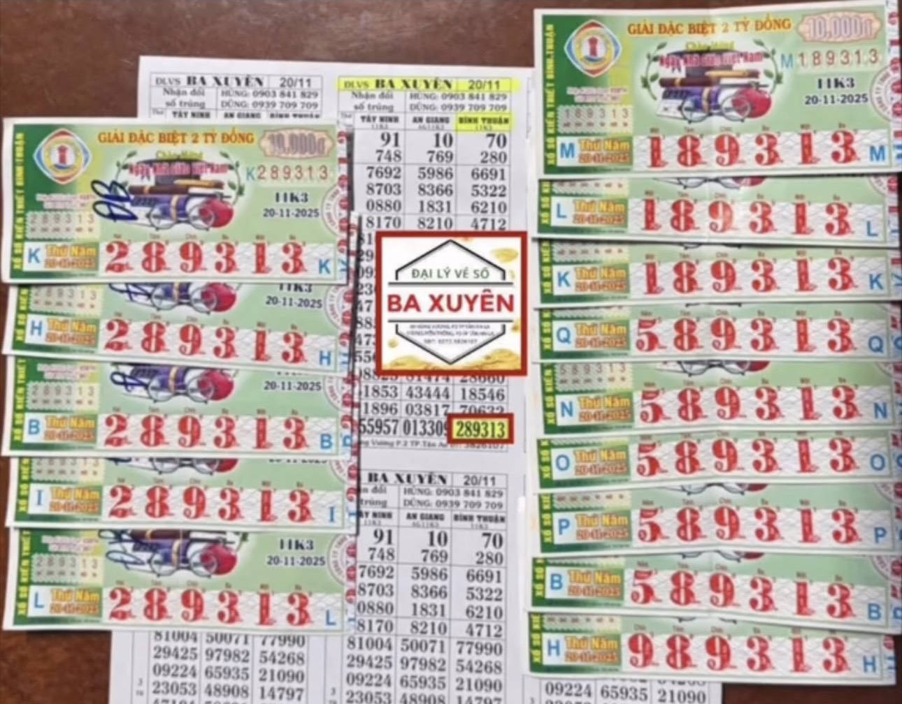 Mua 5 tờ vé số chia cho con, tất cả trúng độc đắc xổ số miền Nam - Ảnh 1.