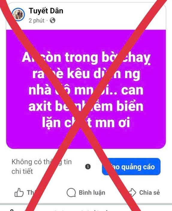 Thông tin về axit sunfuric trôi nổi trong nước lũ và sự thật về các ca tử vong - Ảnh 2. Thông tin về axit sunfuric trôi nổi trong nước lũ và sự thật về các ca tử vong - Ảnh 2.