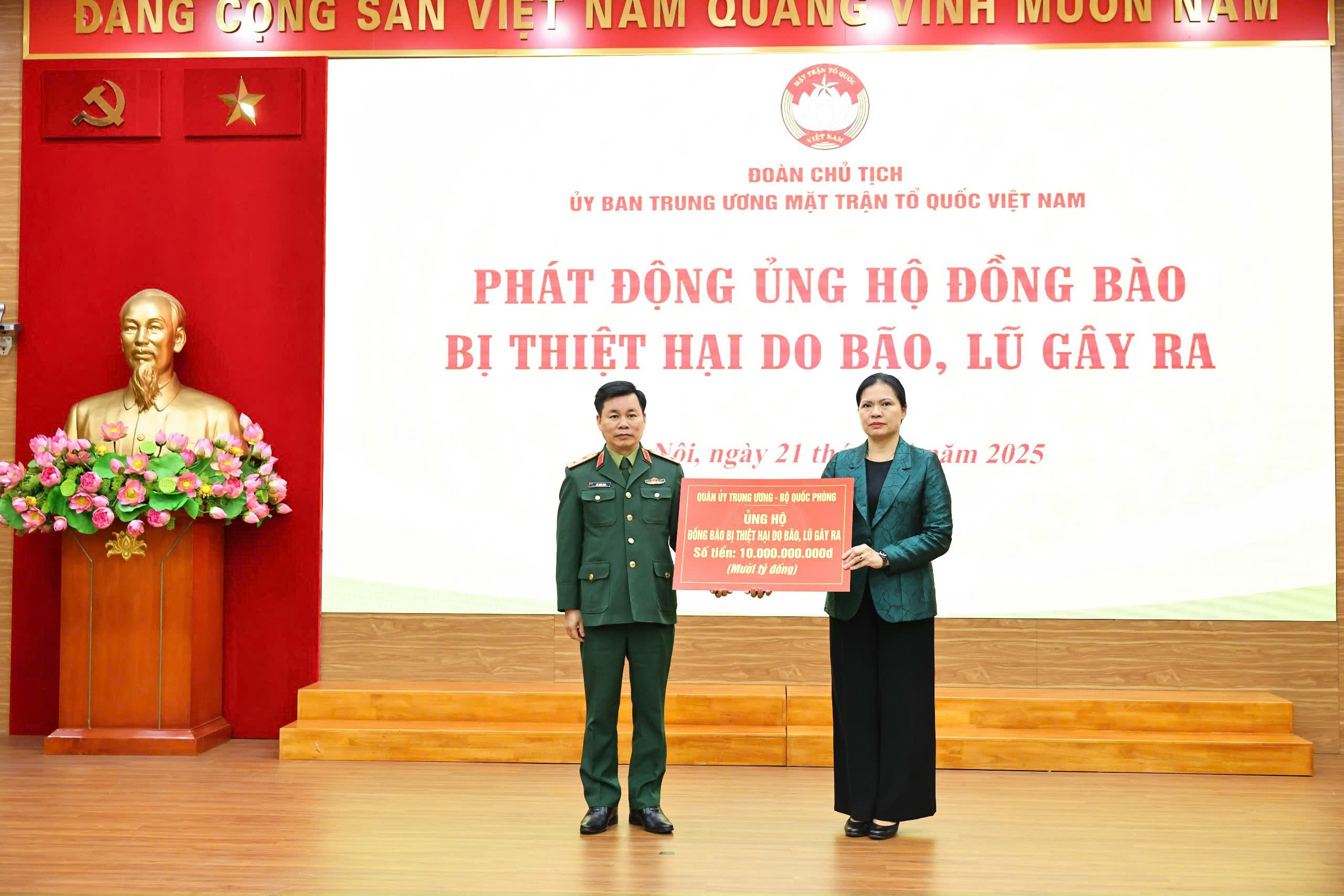 Mặt trận Tổ quốc kêu gọi ủng hộ đồng bào vùng mưa lũ miền Trung, Tây nguyên- Ảnh 2.