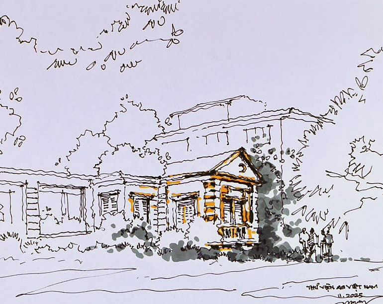 'Harta Karun' di perpustakaan umum pertama di Vietnam - Foto 4. 'Kho báu' trong thư viện công cộng đầu tiên ở Việt Nam - Ảnh 4.