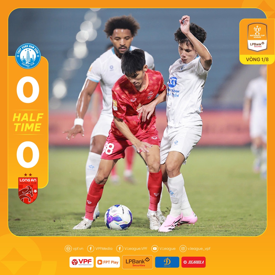 Xuân Son tái xuất, Nam Định vẫn thắng nhọc Long An: Vào  tứ kết Cúp quốc gia- Ảnh 1.