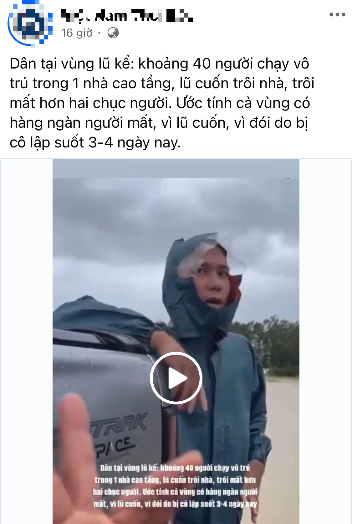 Thông tin hàng ngàn người chết do lũ ở Đắk Lắk là sai sự thật - Ảnh 1. Thông tin hàng ngàn người chết do lũ ở Đắk Lắk là sai sự thật - Ảnh 1.