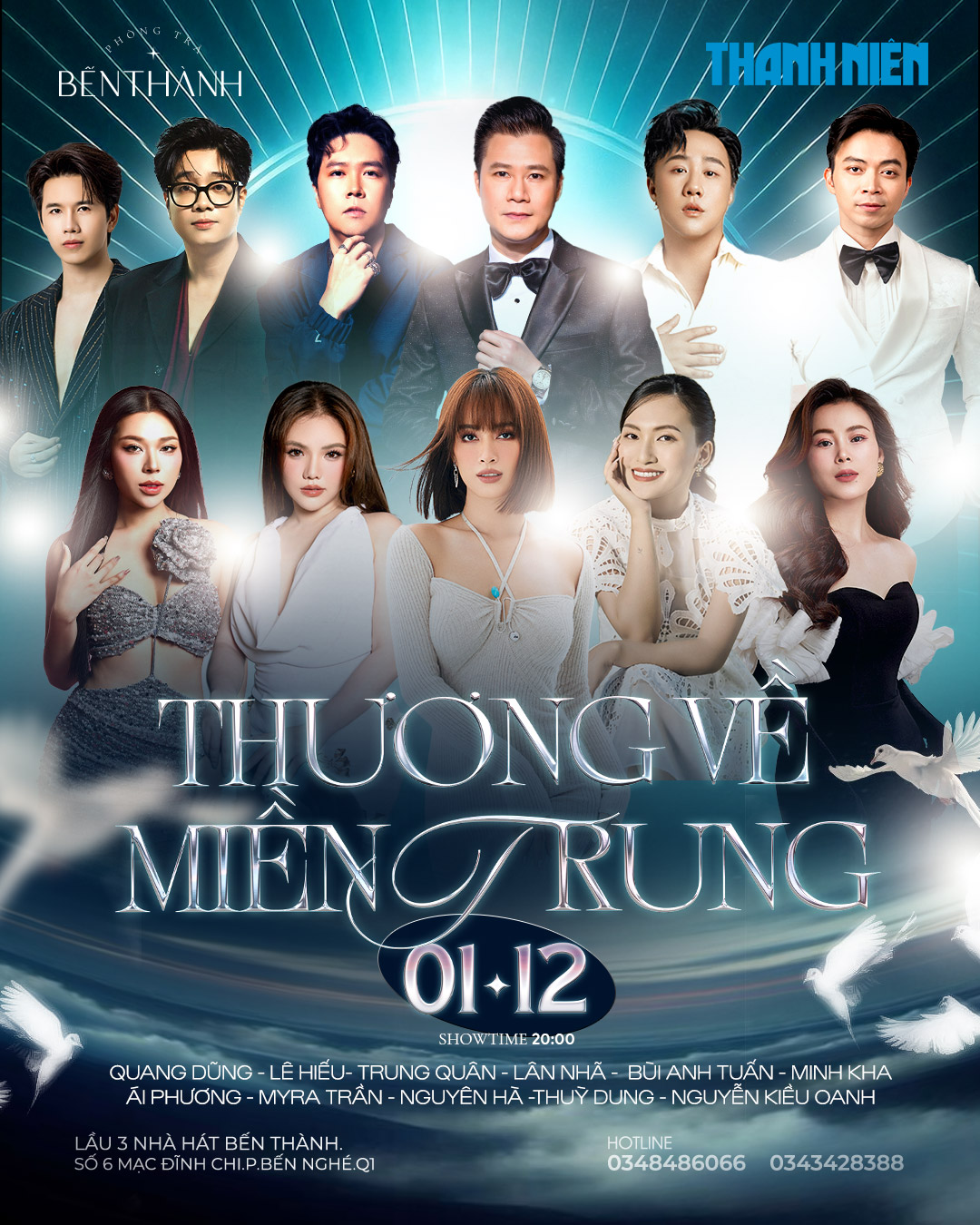 Đêm nhạc đặc biệt hướng về đồng bào miền Trung - Ảnh 1.