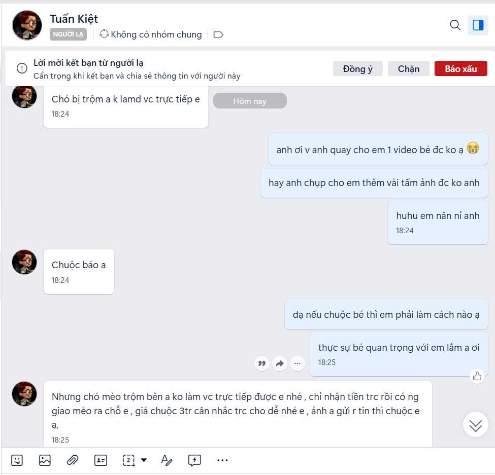 Nhức nhối trộm chó, mèo ở TP.HCM - Kỳ 2: Dùng AI tạo chó giả để lừa tiền chuộc- Ảnh 7. Nhức nhối trộm chó, mèo ở TP.HCM - Kỳ 2: Dùng AI tạo chó giả để lừa tiền chuộc- Ảnh 7.