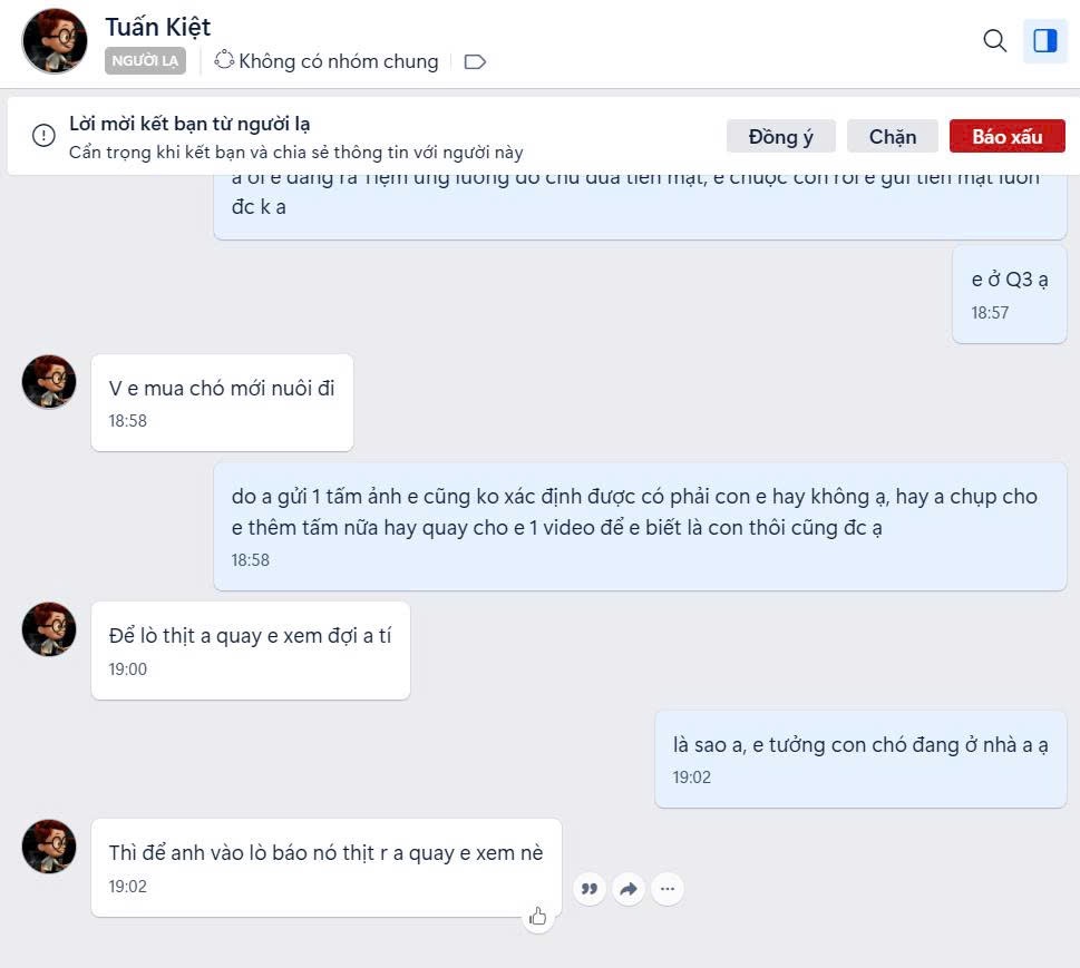 Nhức nhối trộm chó, mèo ở TP.HCM - Kỳ 2: Dùng AI tạo chó giả để lừa tiền chuộc- Ảnh 9. Nhức nhối trộm chó, mèo ở TP.HCM - Kỳ 2: Dùng AI tạo chó giả để lừa tiền chuộc- Ảnh 9.