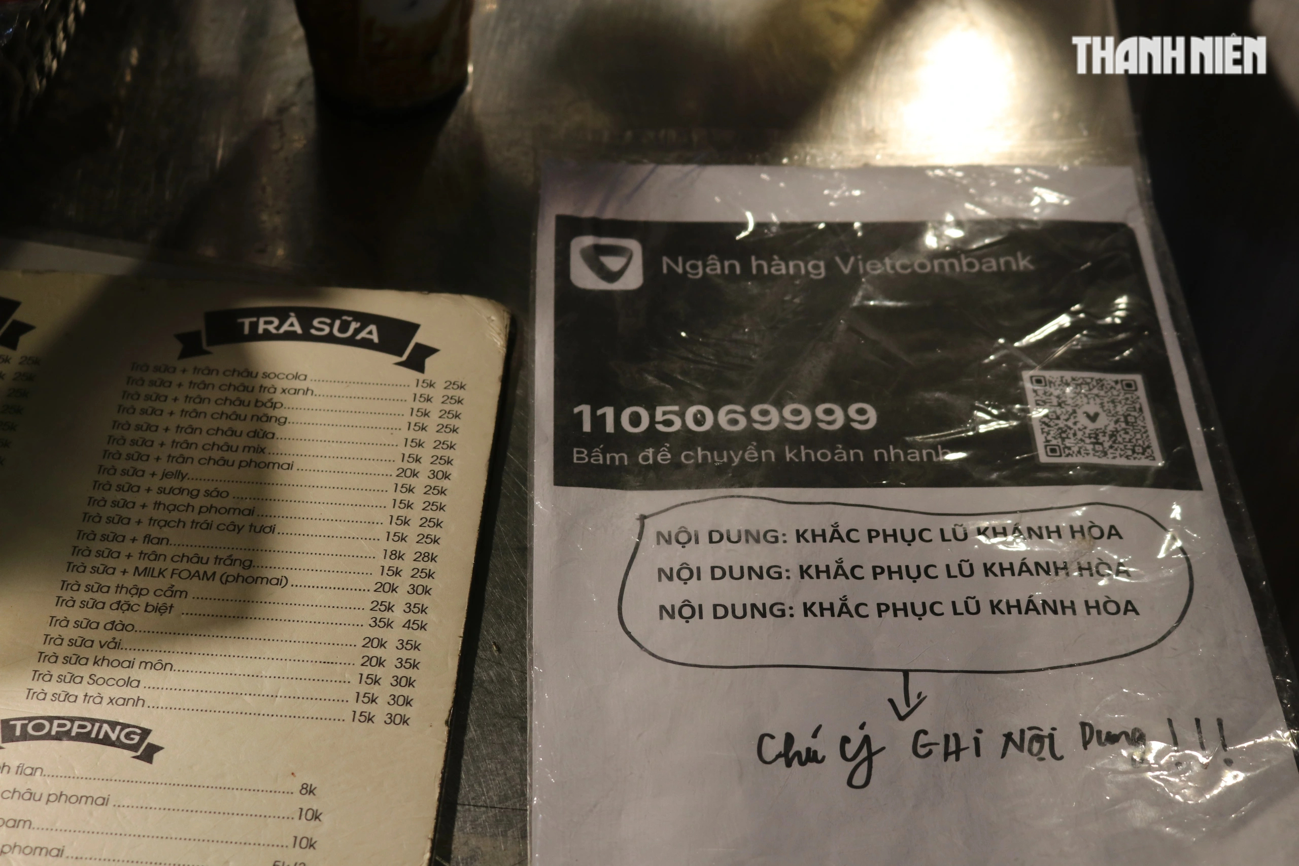 Quán trà sữa 'từ chối' doanh thu, đề nghị khách chuyển khoản cho vùng lũ miền Trung- Ảnh 5. Quán trà sữa 'từ chối' doanh thu, đề nghị khách chuyển khoản cho vùng lũ miền Trung - Ảnh 5.