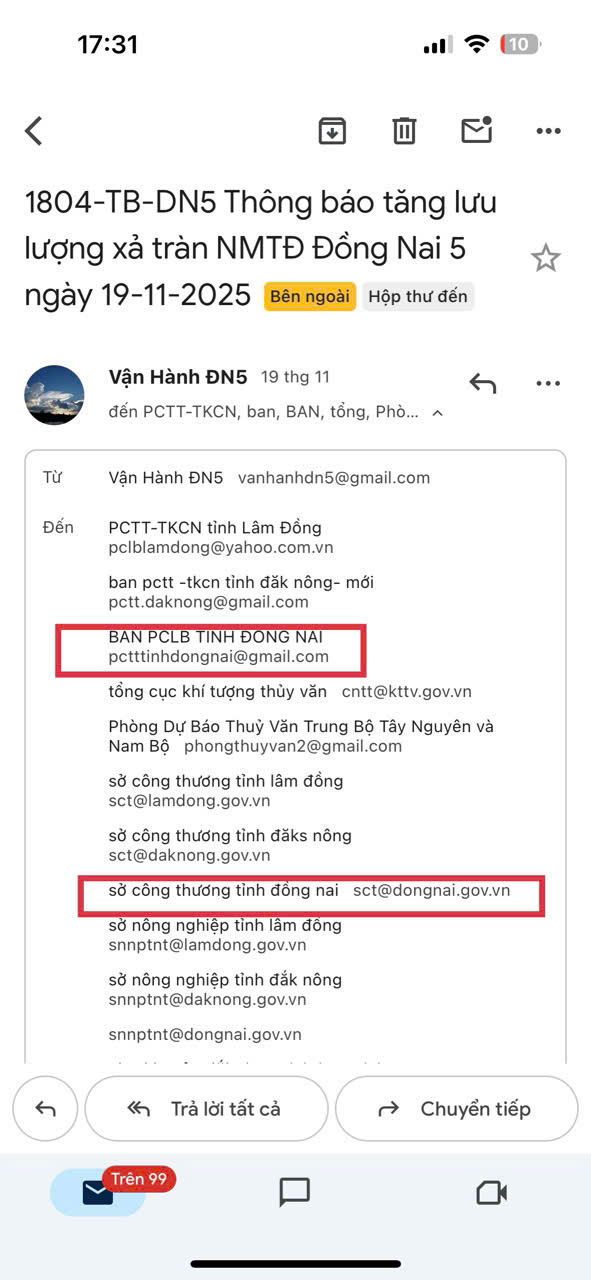 Thủy điện Đồng Nai 5 phản hồi khi xã nói 'không nhận được thông báo xả lũ'- Ảnh 4.