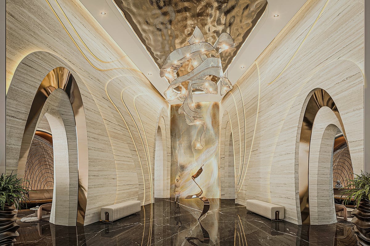 Bên trong khách sạn cao nhất thế giới với 82 tầng- Ảnh 6. Bên trong khách sạn cao nhất thế giới với 82 tầng- Ảnh 6.