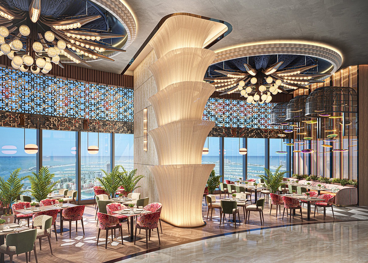 Bên trong khách sạn cao nhất thế giới với 82 tầng- Ảnh 9. Bên trong khách sạn cao nhất thế giới với 82 tầng- Ảnh 9.