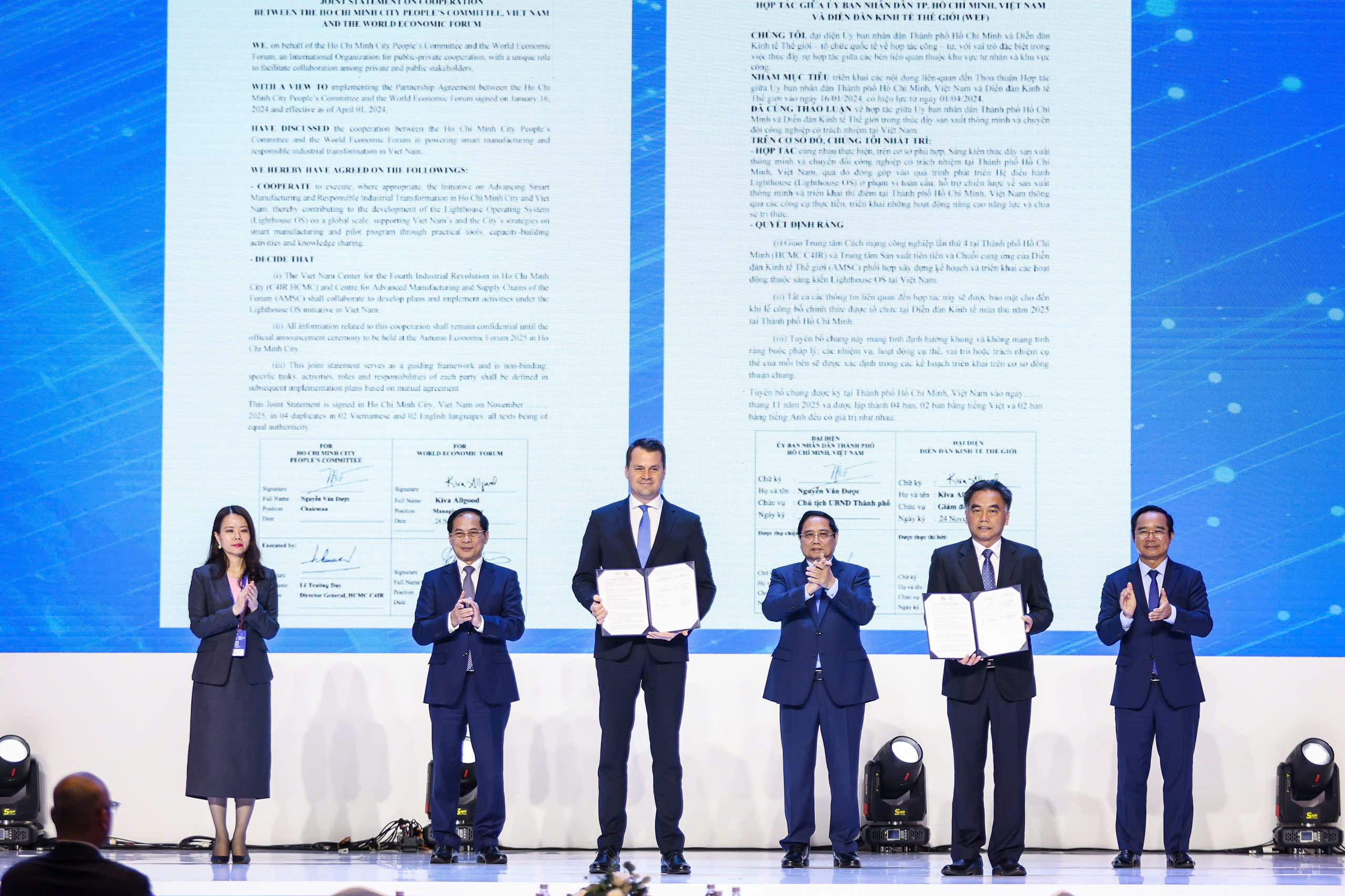 TP.HCM và WEF ra Tuyên bố thúc đẩy sản xuất thông minh cho tương lai Việt Nam- Ảnh 1.