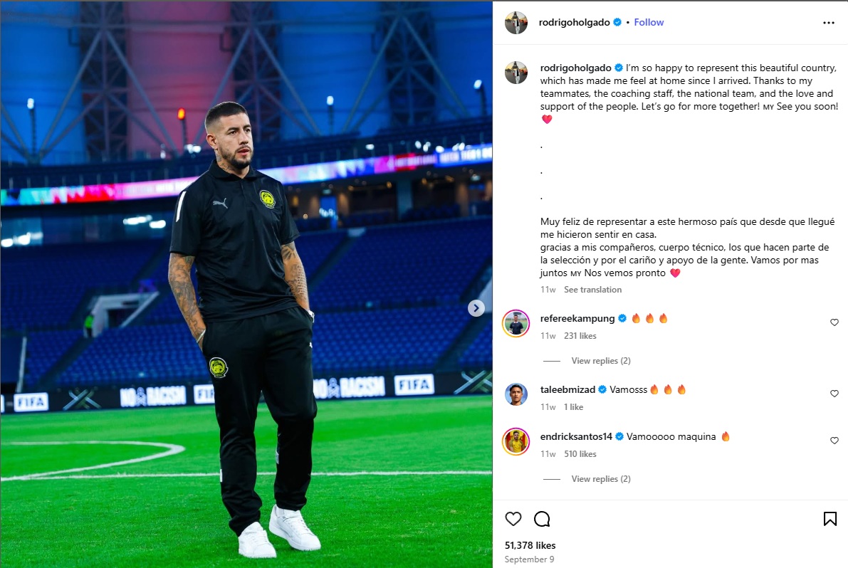 Cầu thủ nhập tịch lậu Malaysia lập tức lên Instagram 'ăn mừng' sau phán quyết lạ của CAS- Ảnh 3. Cầu thủ nhập tịch lậu Malaysia lập tức lên Instagram 'ăn mừng' sau phán quyết lạ của CAS- Ảnh 3.