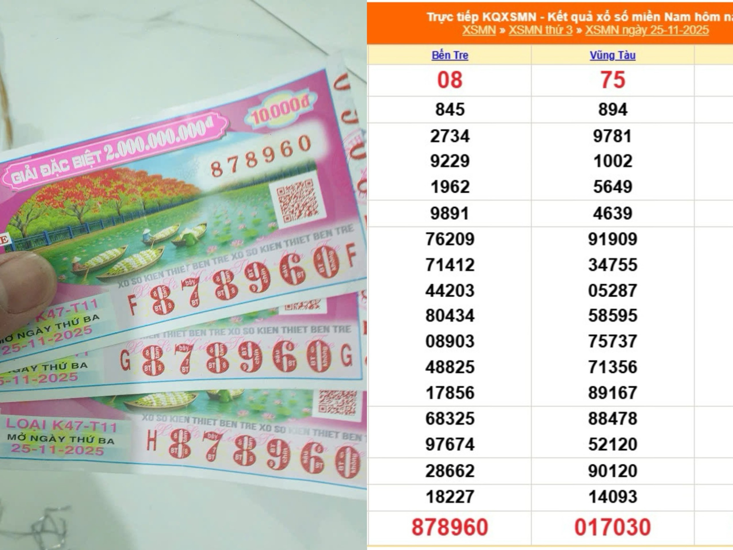 Công nhân ở TP.HCM trúng độc đắc 6 tỉ xổ số miền Nam, nhận hết tiền mặt  - Ảnh 1.