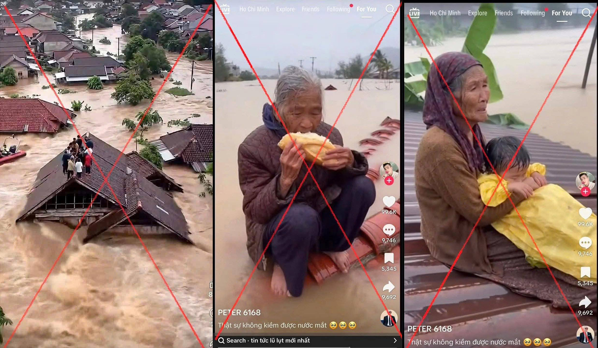 'Cơn lũ' tin giả dùng AI càn quét mạng xã hội - Ảnh 1.