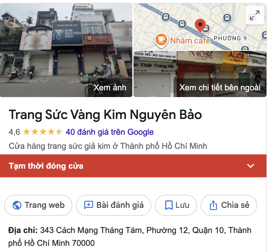 Khách tá hỏa vì tiệm vàng Kim Nguyên Bảo bất ngờ 'biến mất' đúng giờ hẹn giao vàng- Ảnh 1.