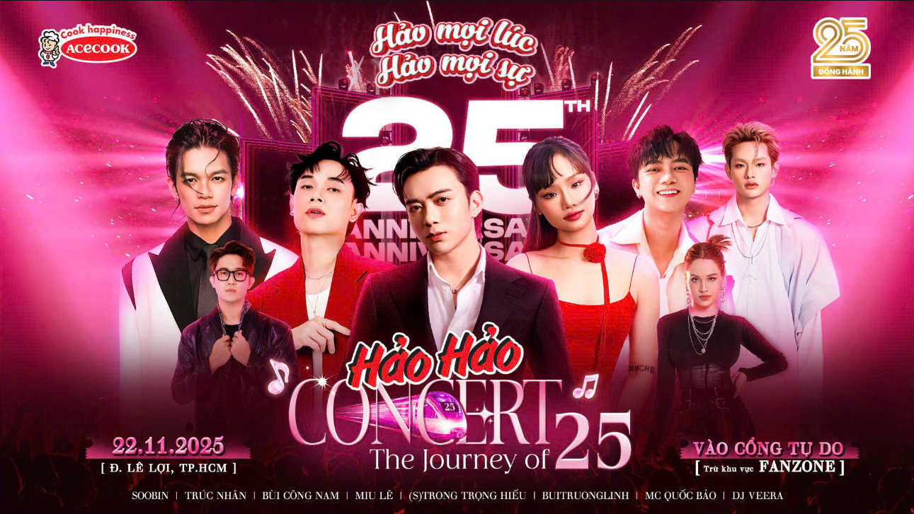 Hảo Hảo Concert - The Journey of 25, đại tiệc âm nhạc bùng nổ chào mừng 25 năm- Ảnh 1.