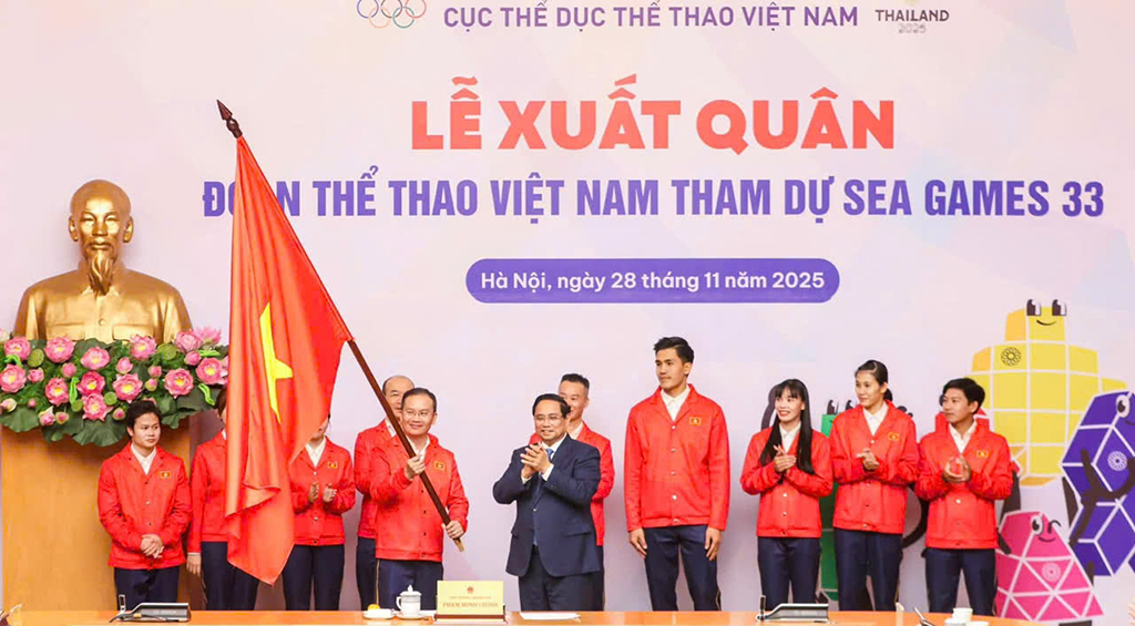 Thủ tướng: Cống hiến tinh thần thể thao cao thượng tại SEA Games 33- Ảnh 1. Thủ tướng: Cống hiến tinh thần thể thao cao thượng tại SEA Games 33- Ảnh 1.
