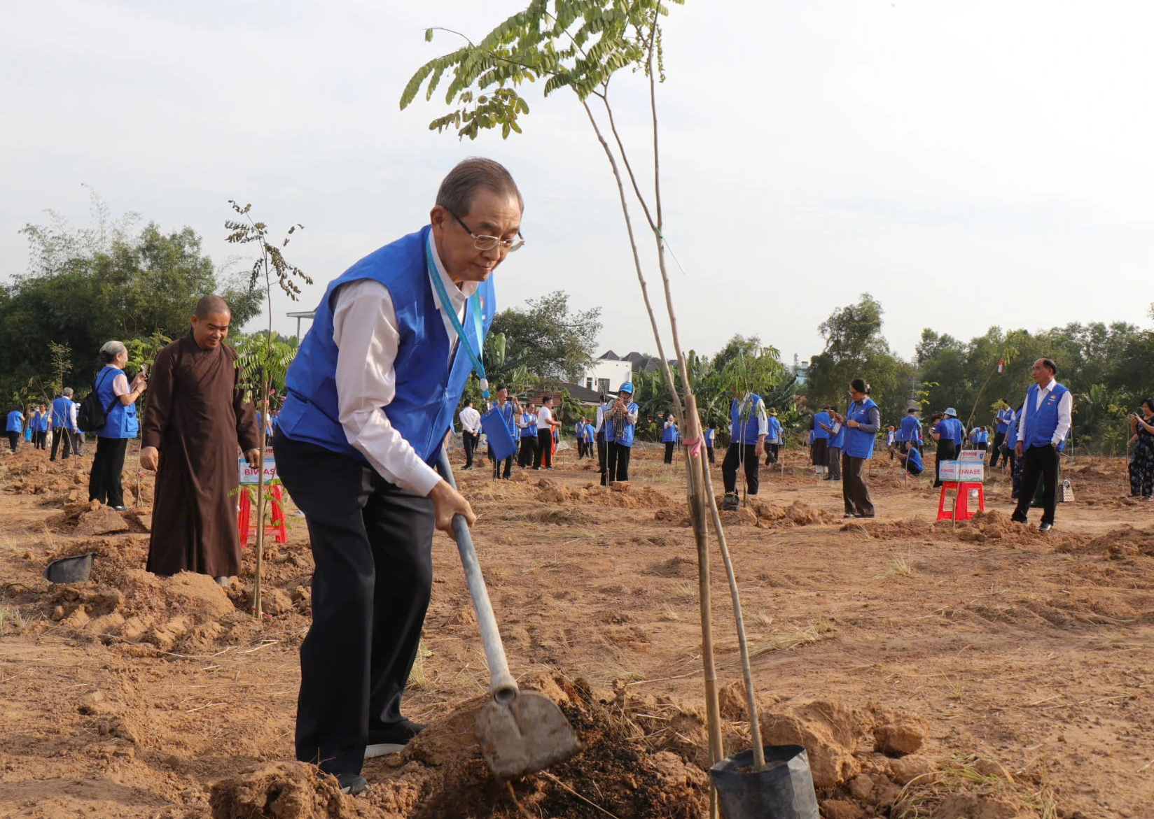 Vườn cây Đại đoàn kết: Dấu ấn xanh chào mừng Đại hội MTTQ Việt Nam TP.HCM lầnthứ1 - Ảnh 3.