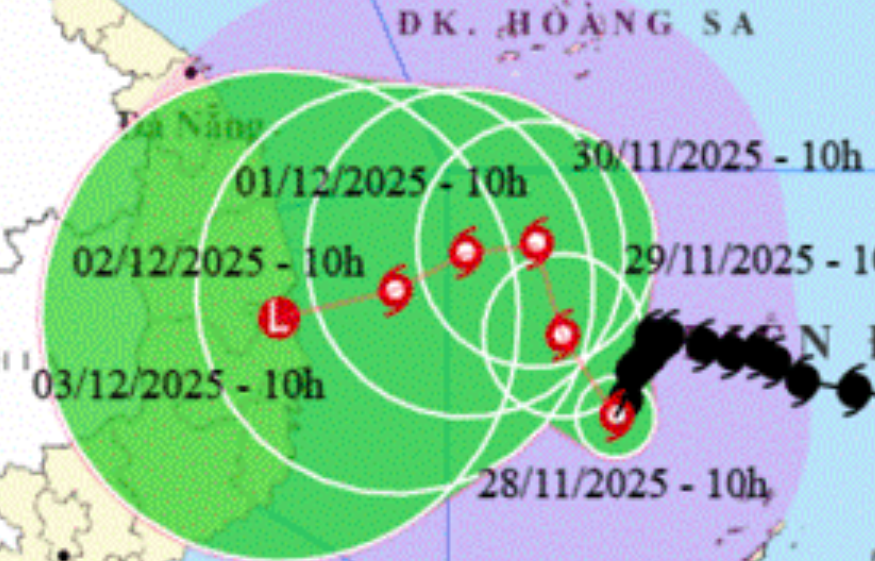 Di chuyển lắt léo, bão số 15 (bão Koto) đang yếu dần, mỗi ngày giảm 1 cấp- Ảnh 1.