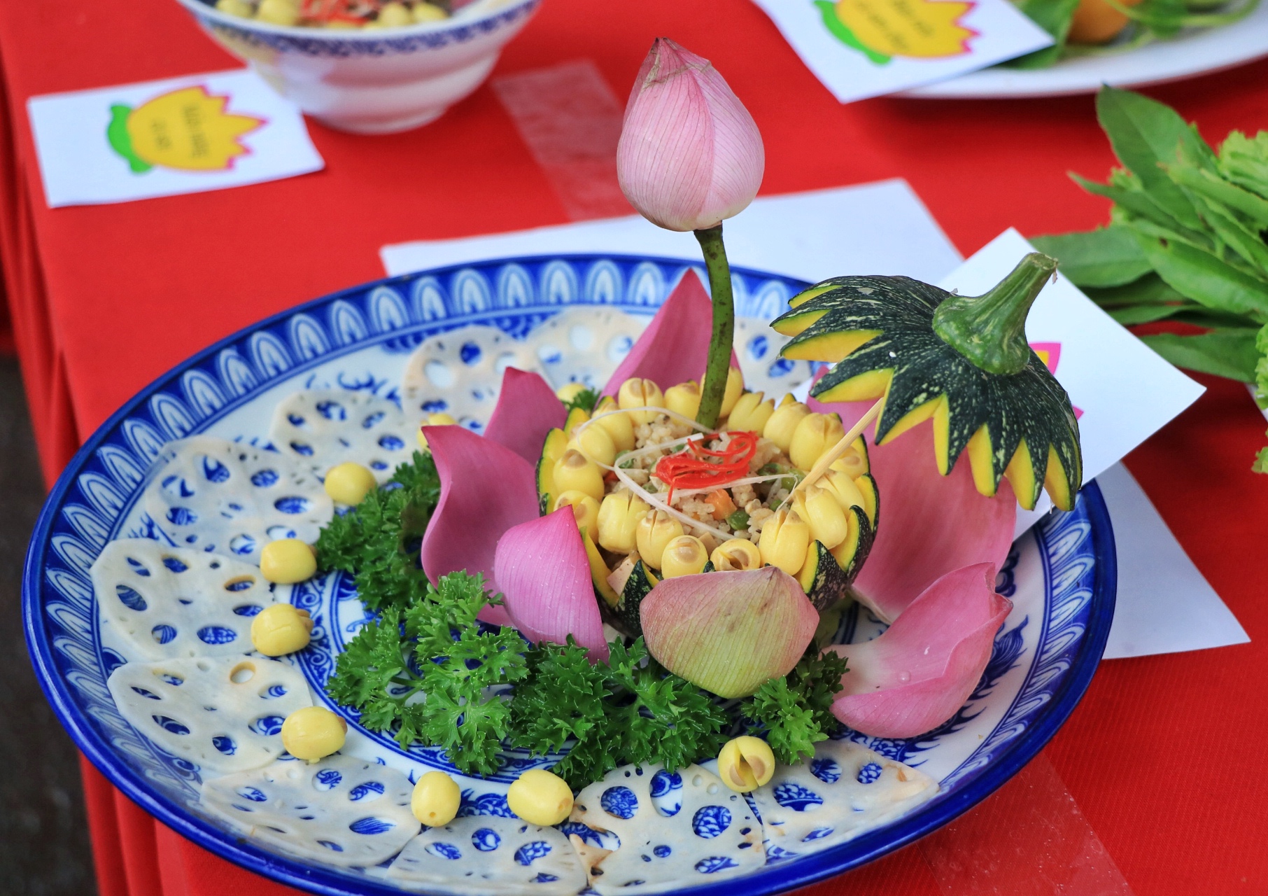 Kỷ lục Việt Nam: 200 món chay từ sen tại lễ hội ẩm thực chay ở TP.HCM - Ảnh 15.