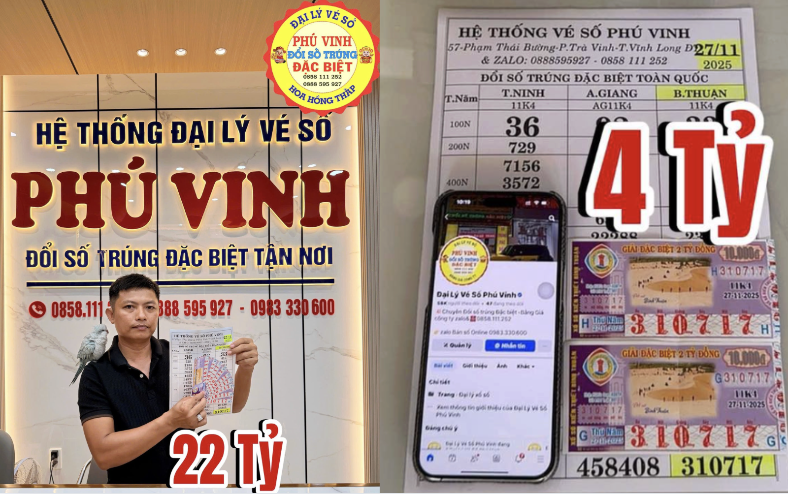 Mới trúng độc đắc 6 tỉ xổ số miền Nam, người đàn ông… nhận thêm 4 tỉ - Ảnh 1.