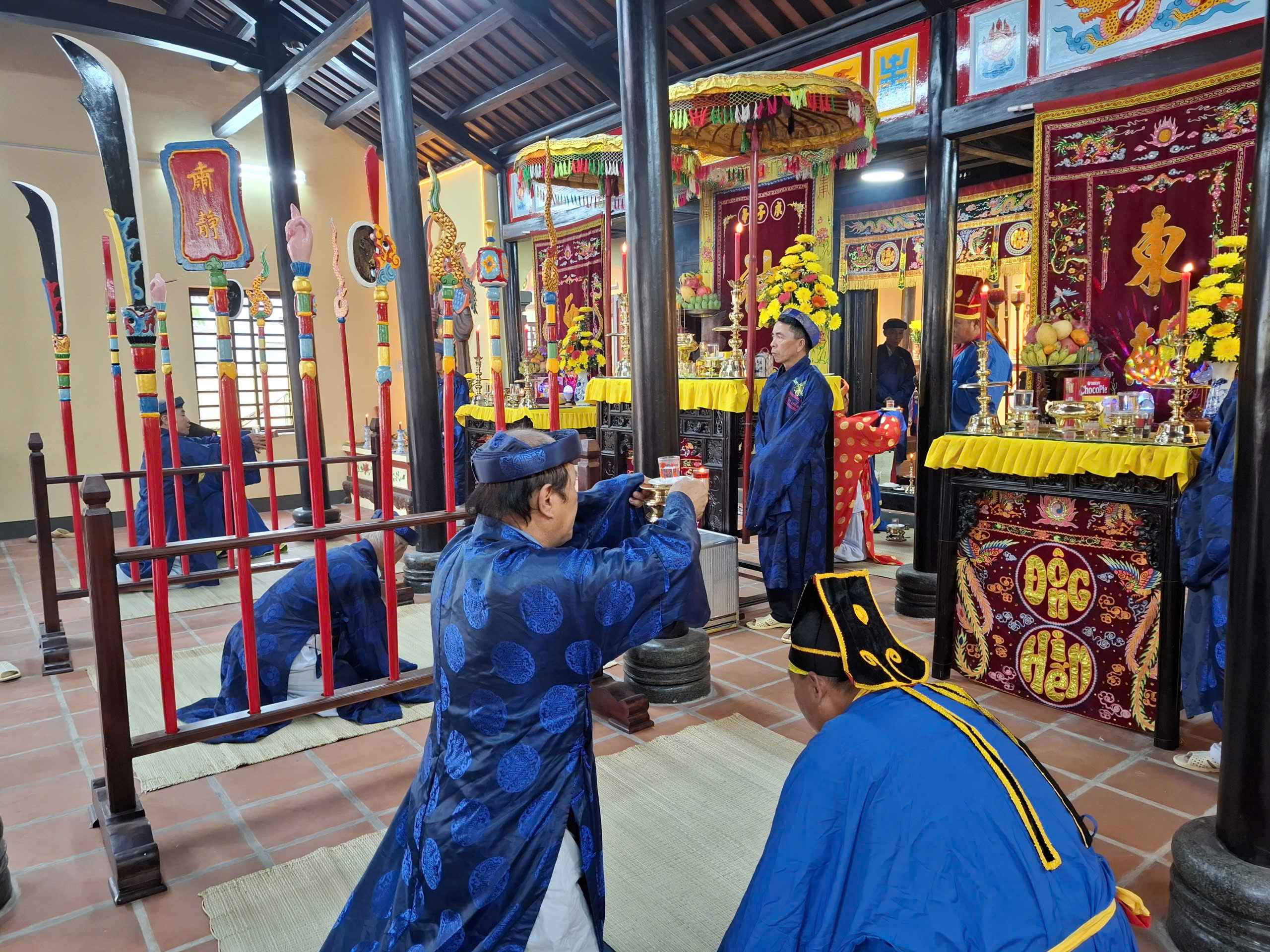 Inauguration of the restoration of Truong Dong communal house