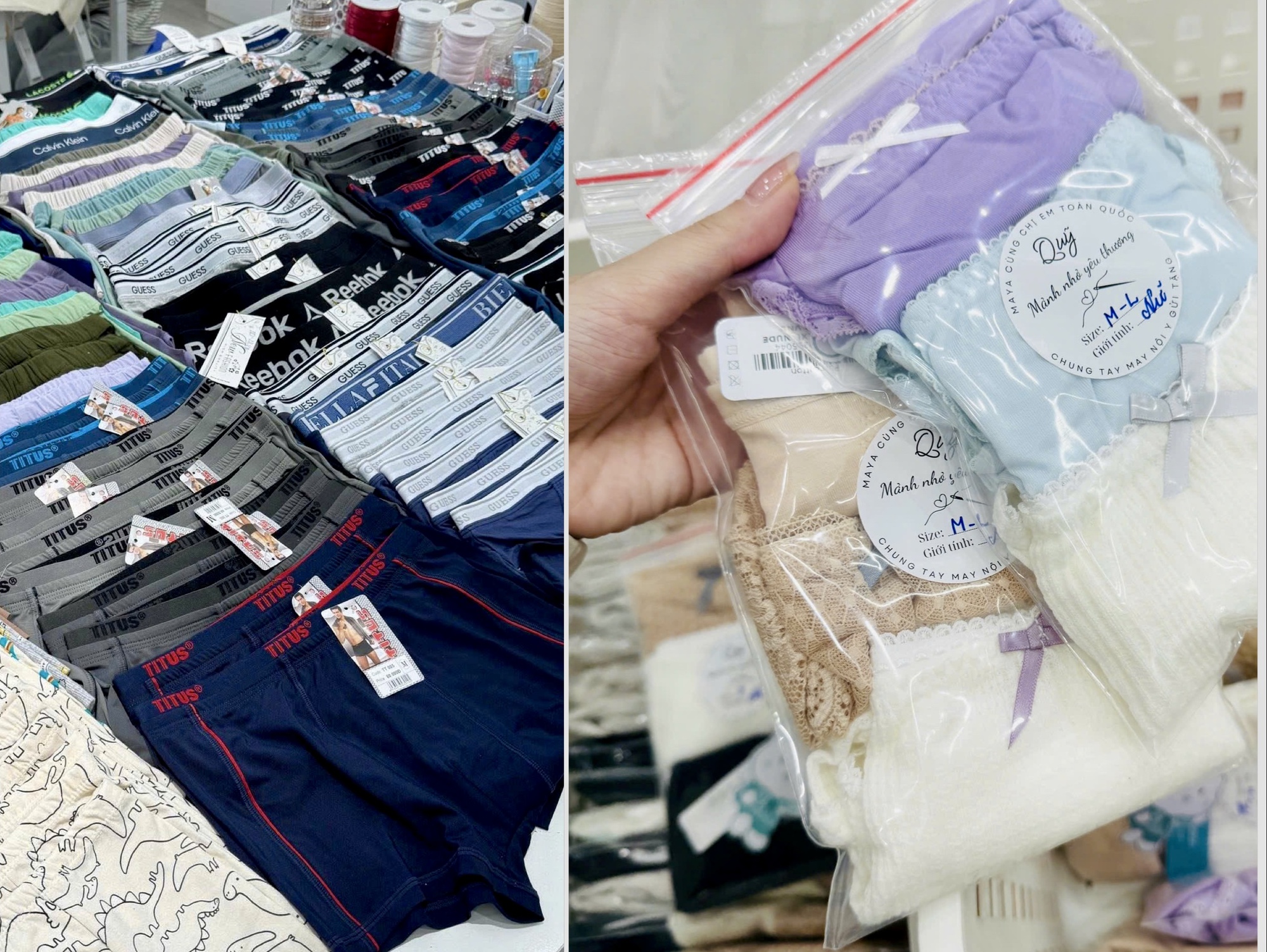 Ngàn món đồ lót ý nghĩa gửi đến bà con vùng lũ miền Trung - Ảnh 2.