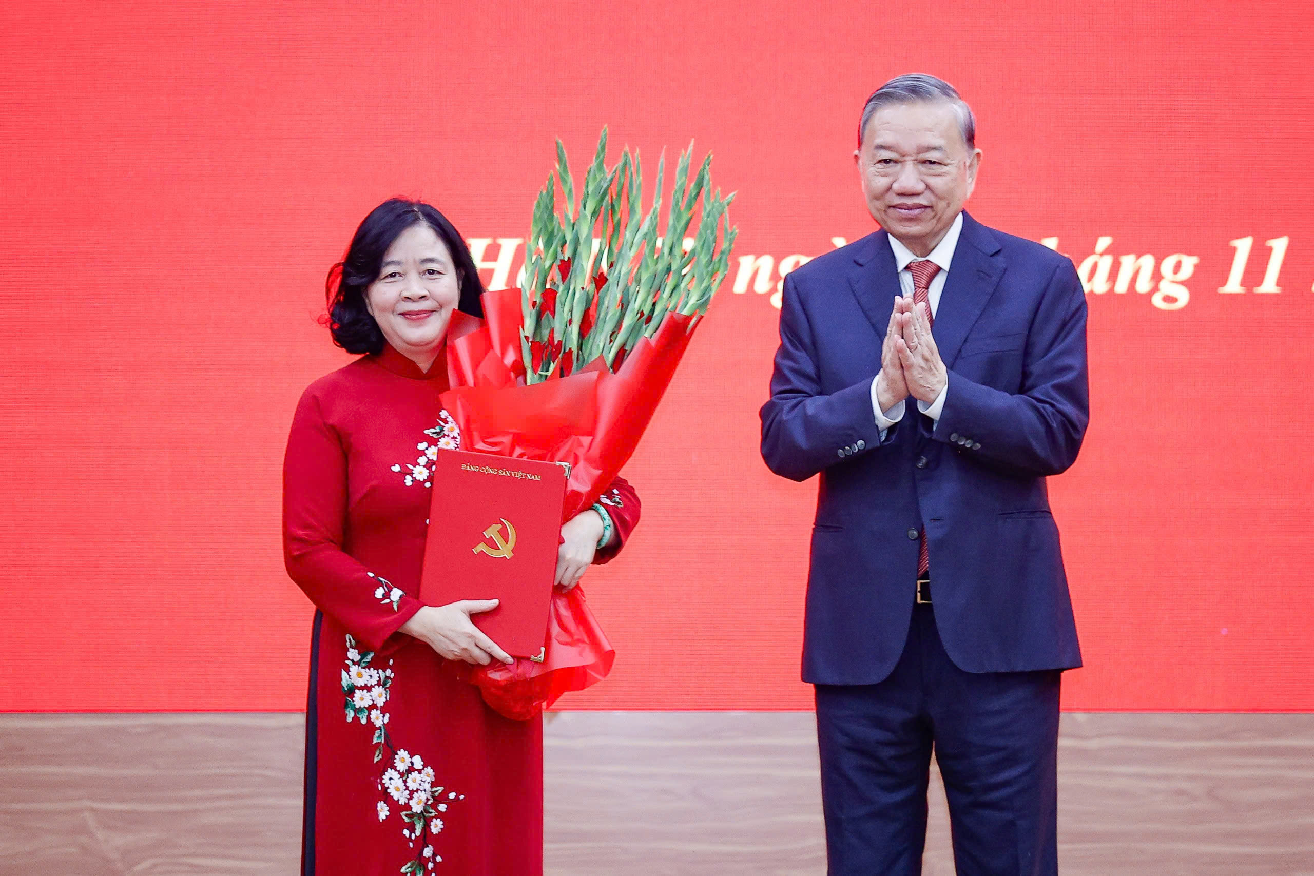 Bà Bùi Thị Minh Hoài làm Bí thư Đảng ủy MTTQ, các đoàn thể Trung ương - Ảnh 1.