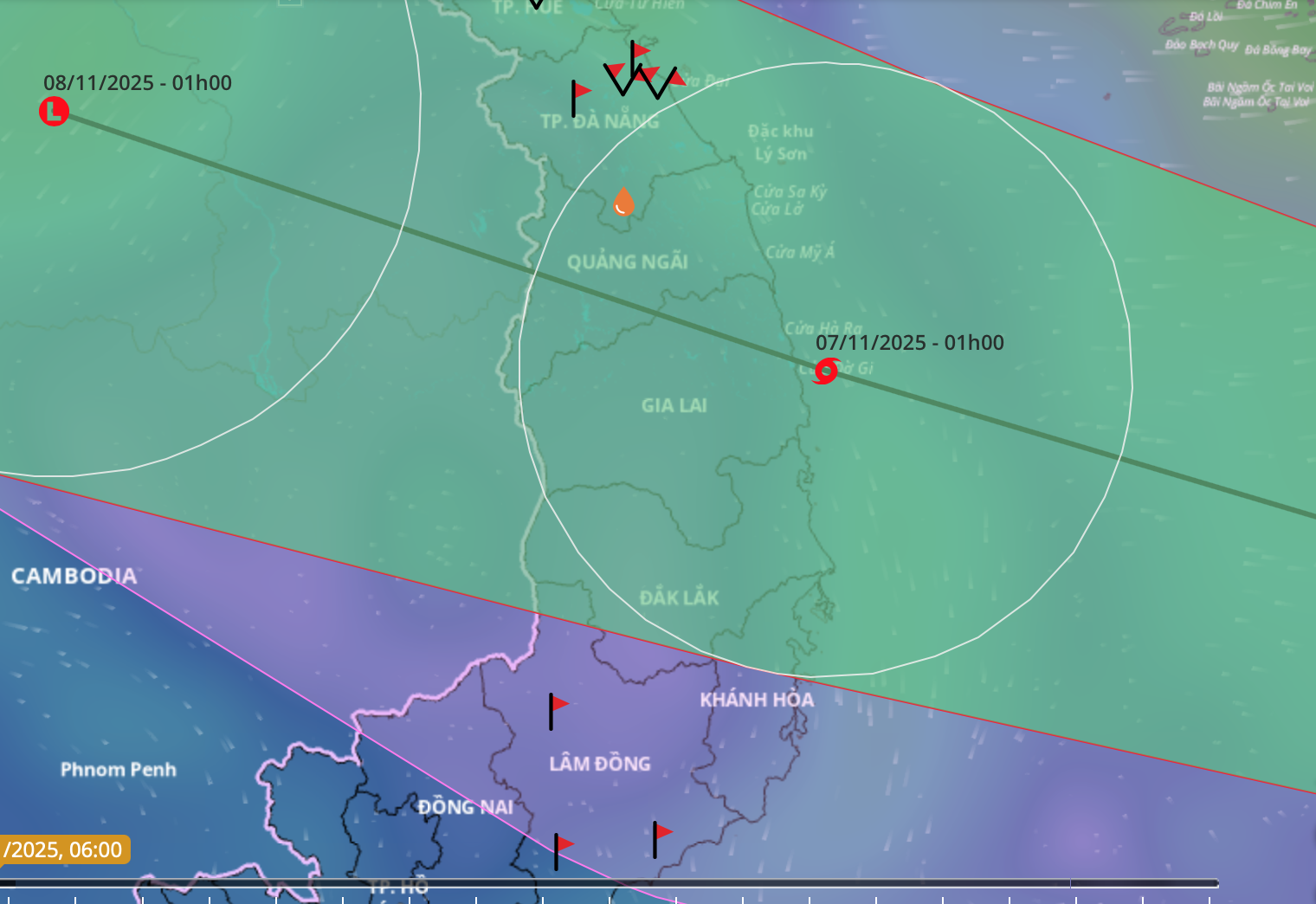 Bão Kalmaegi sắp vào Biển Đông, trưa ngày 7 đổ bộ vào đất liền- Ảnh 2.