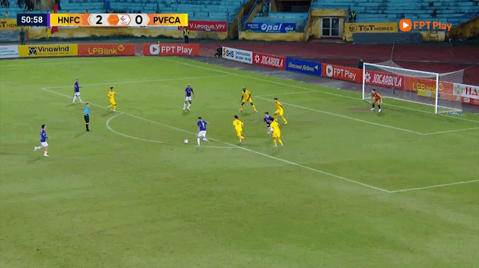 Đỗ Ho&agrave;ng H&ecirc;n lập si&ecirc;u phẩm, H&agrave; Nội thắng ấn tượng PVF-CAND: Chưa từ bỏ đua v&ocirc; địch- Ảnh 3.