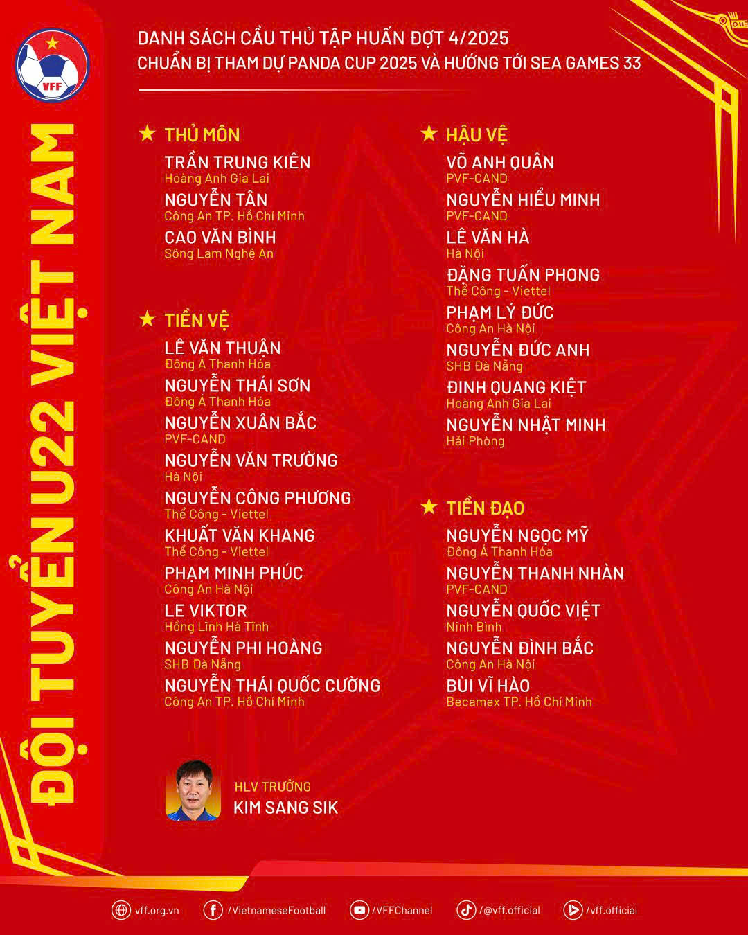 U.23 ویتنام کی تازہ ترین فہرست: Bui Vi Hao کی واپسی، ایک کھلاڑی 1.95 میٹر لمبا ہے - تصویر 5۔ Danh sách U.23 Việt Nam mới nhất: Bùi Vĩ Hào trở lại, có cầu thủ cao 1,95 m- Ảnh 5.