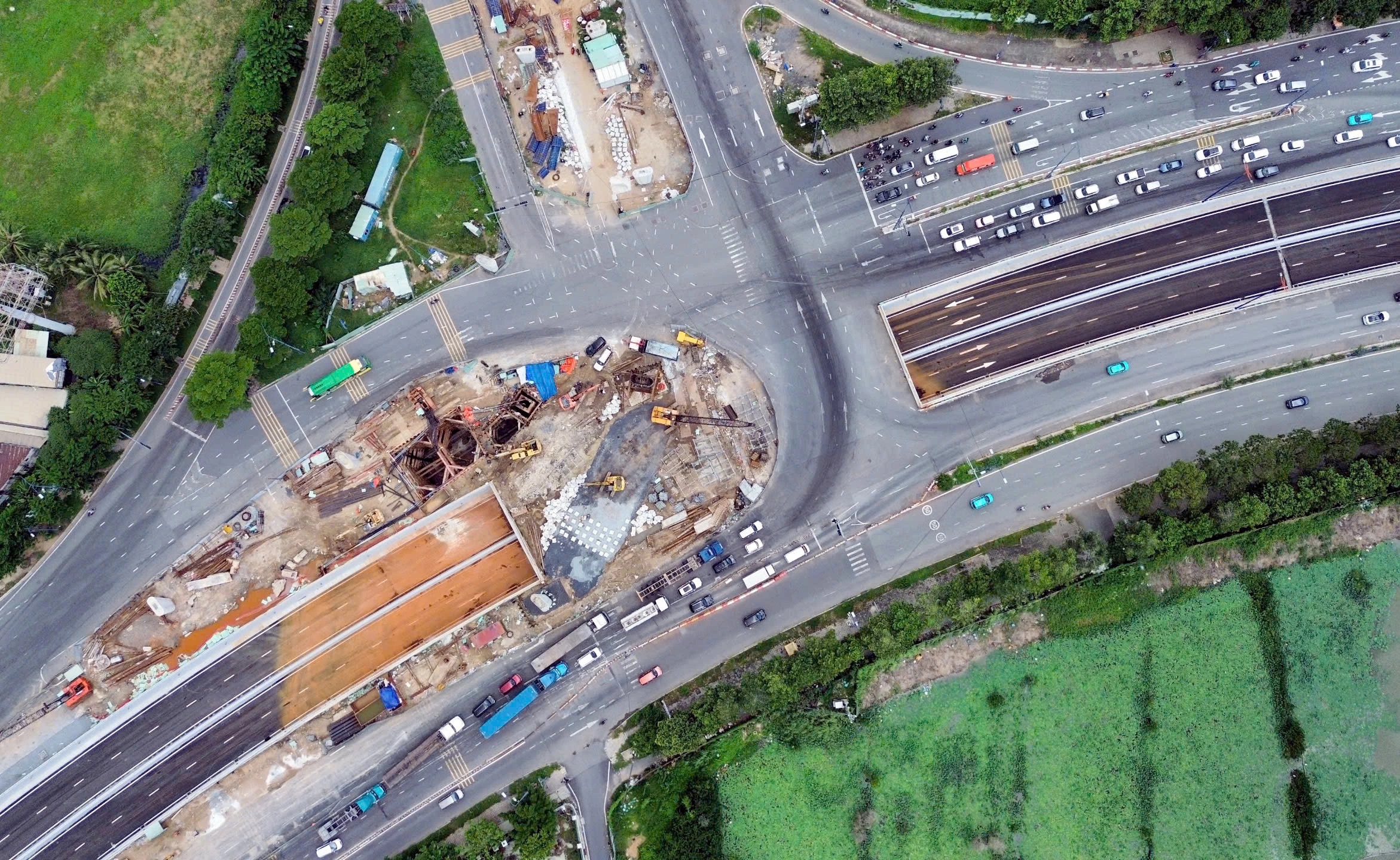 Nút giao hiện đại nhất TP.HCM ‘đứng bánh’ vì vướng khu đất 22.000 m²- Ảnh 1. Nút giao hiện đại nhất TP.HCM ‘đứng bánh’ vì vướng khu đất 22.000 m²- Ảnh 1.